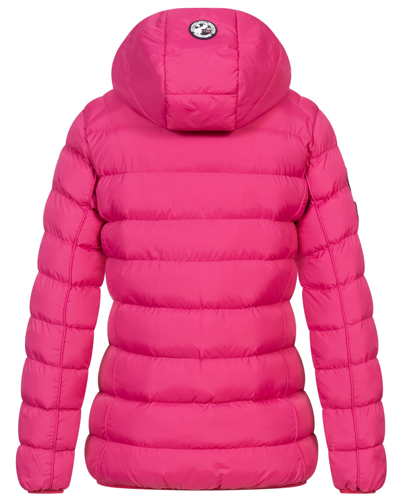 Geographical Norway Steppjacke Damen Steppjacke Parka Winterjacke Warm Gesteppt Outdoor Jacke Kapuze