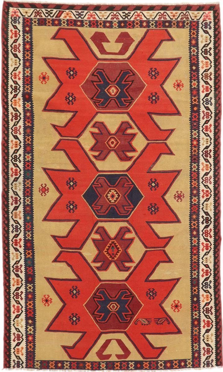 rechteckig, Höhe: Azerbaijan mm Nain Antik Handgewebter Orientteppich, Kelim Orientteppich 4 Fars 170x292 Trading,