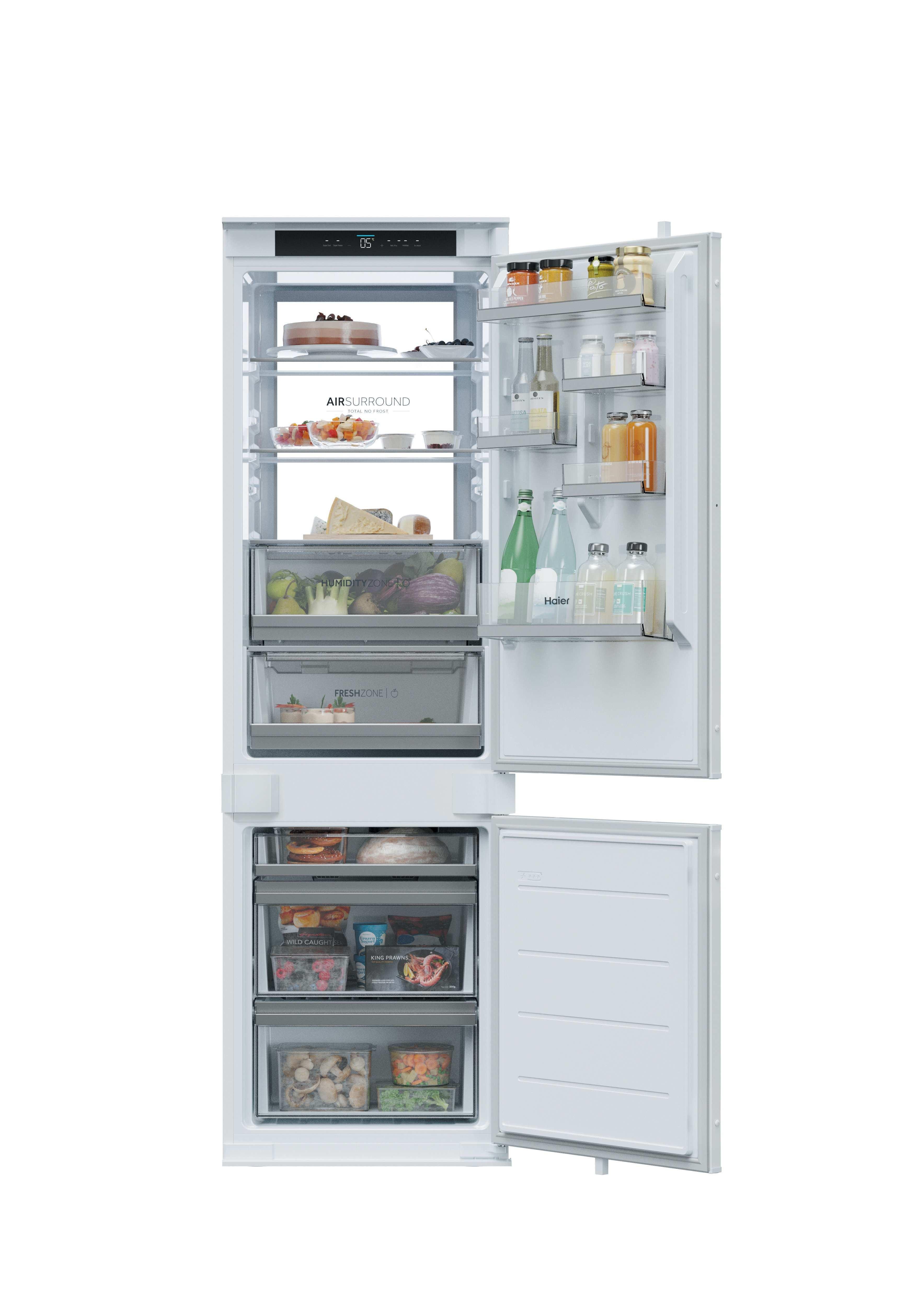 Haier Einbaukühlgefrierkombination HBQ7518AT, 177,2 cm hoch, 54 cm breit, Energieeffizienzklasse A & Top-Ausstattung
