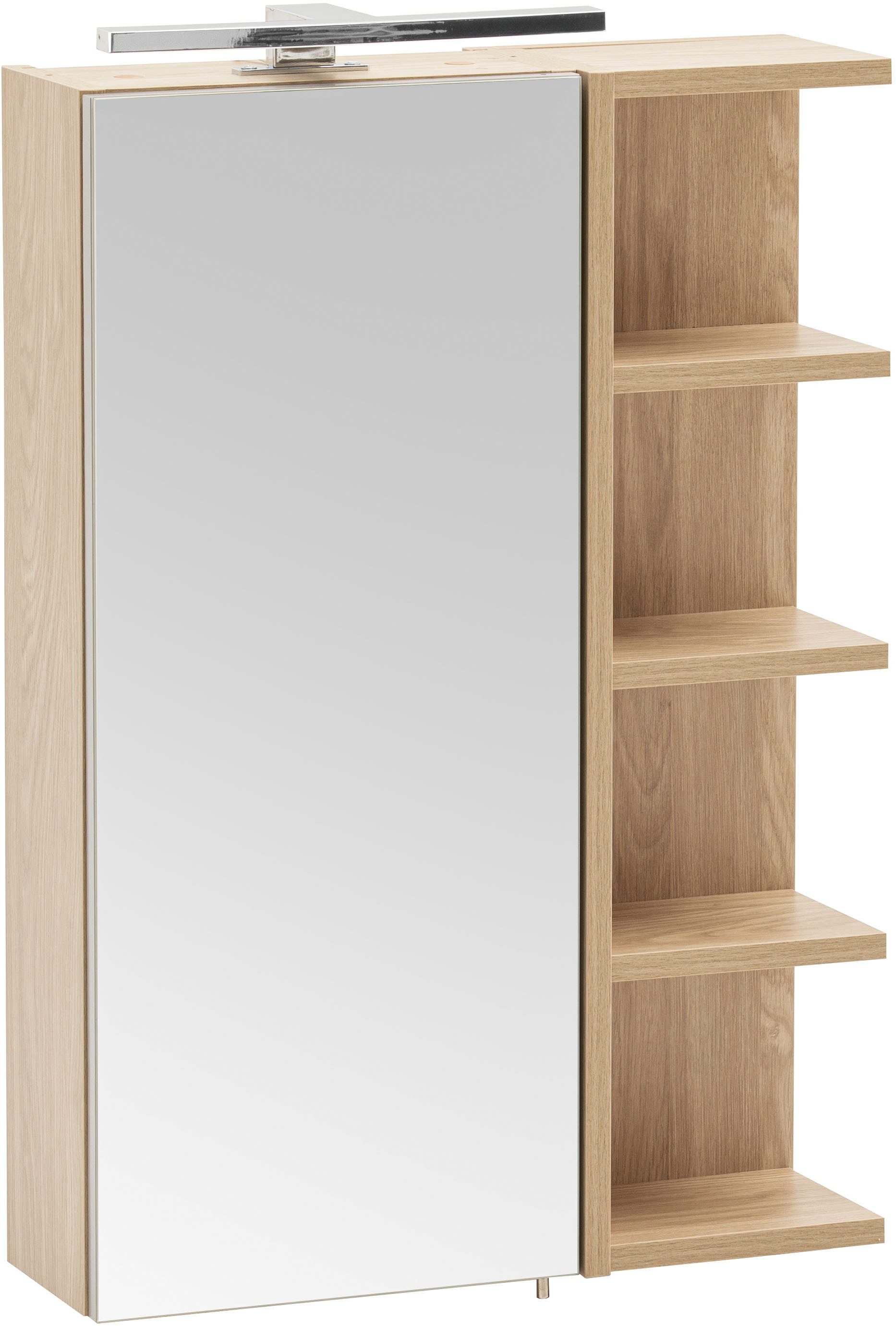 Schildmeyer Spiegelschrank Piazza, Spiegelschrank, Made in Germany, B: 49,7 cm (1-St) Solide Verarbeitung - Dieses Produkt ist in Deutschland gefertigt