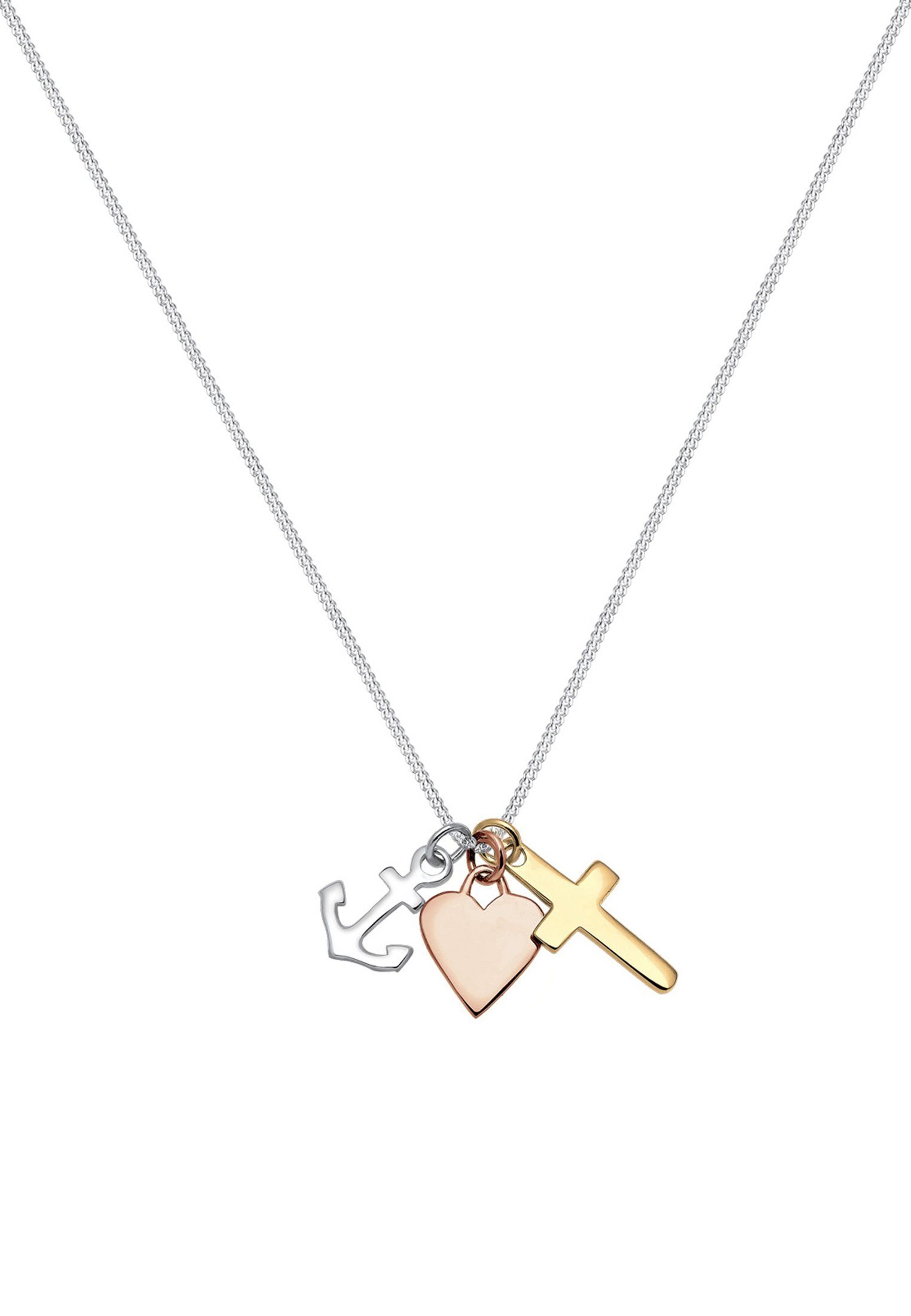 Elli Kette mit Anhänger Tri-Color Anker günstig online kaufen