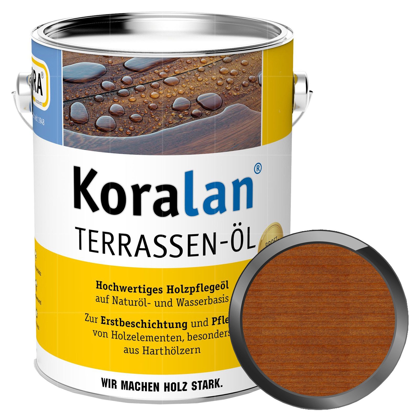 KORA Holzöl Koralan Terrassen-Öl - 2.5 Ltr