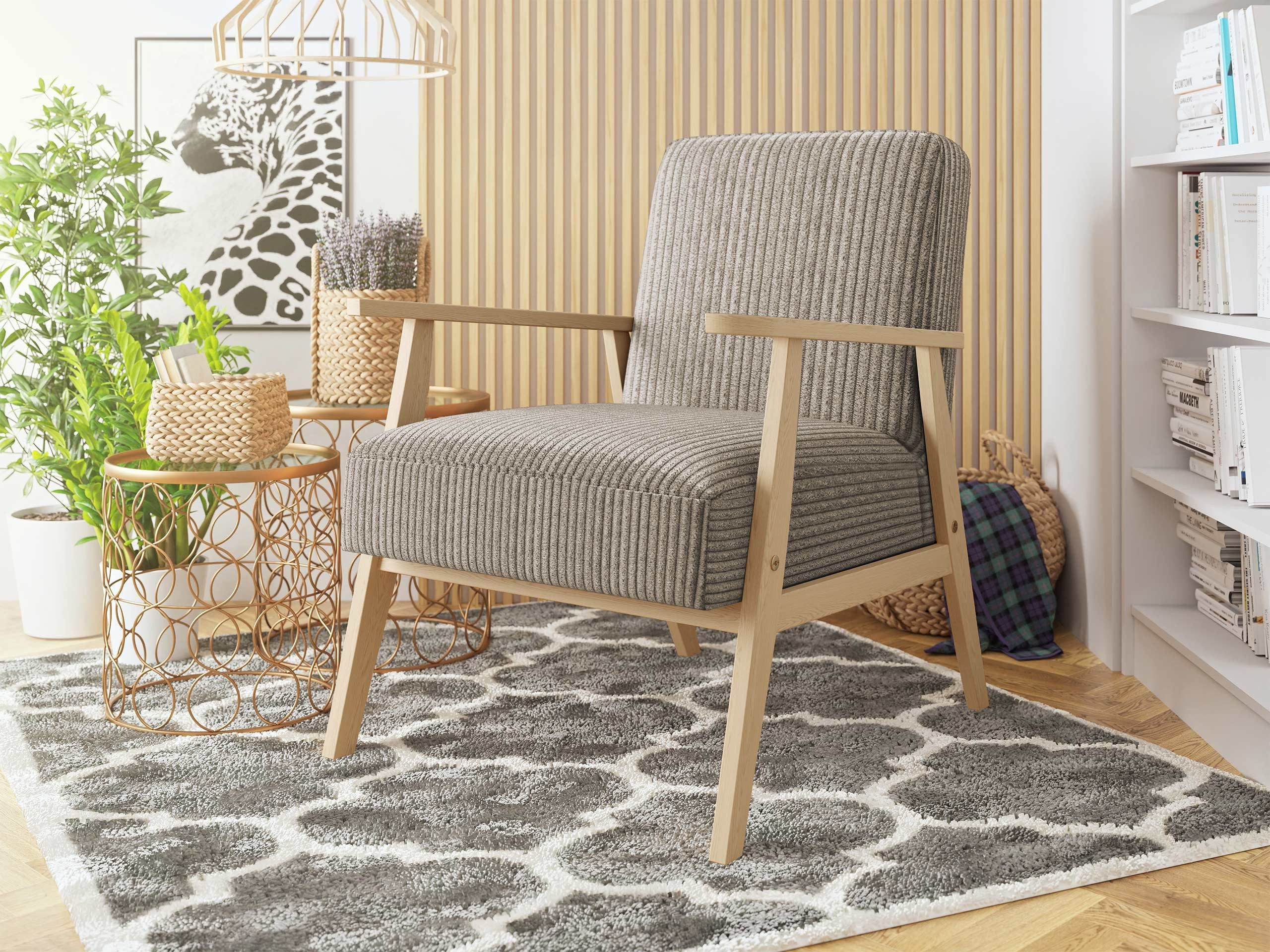 MIRJAN24 Sessel Retro Cord (mit Wellenfeder), günstig online kaufen