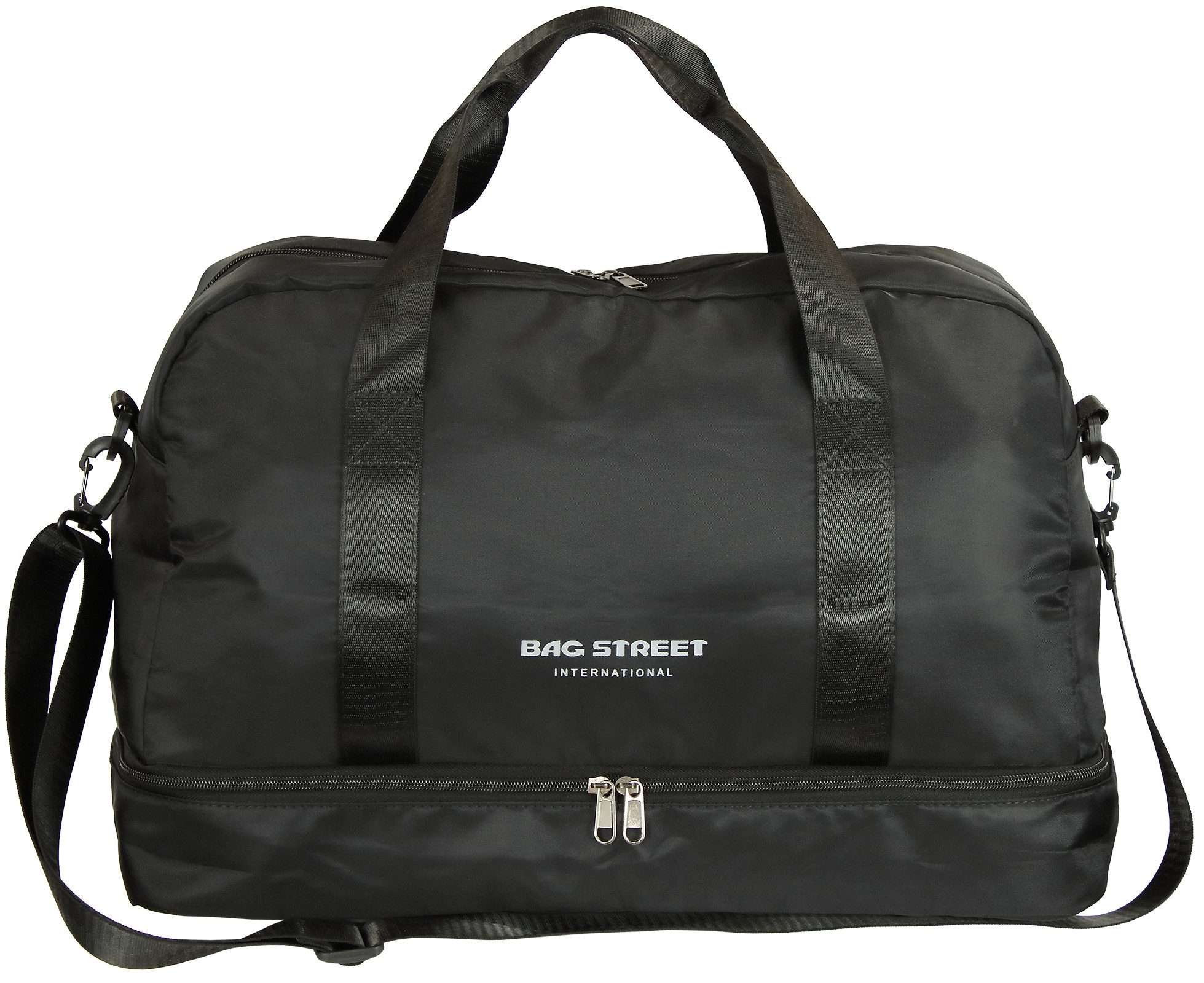 BAG STREET INTERNATIONAL Reisetasche Große Sporttasche Leicht Weekender mit Schuhfach/Nassfach Reise Sport, mit separatem Schuhfach