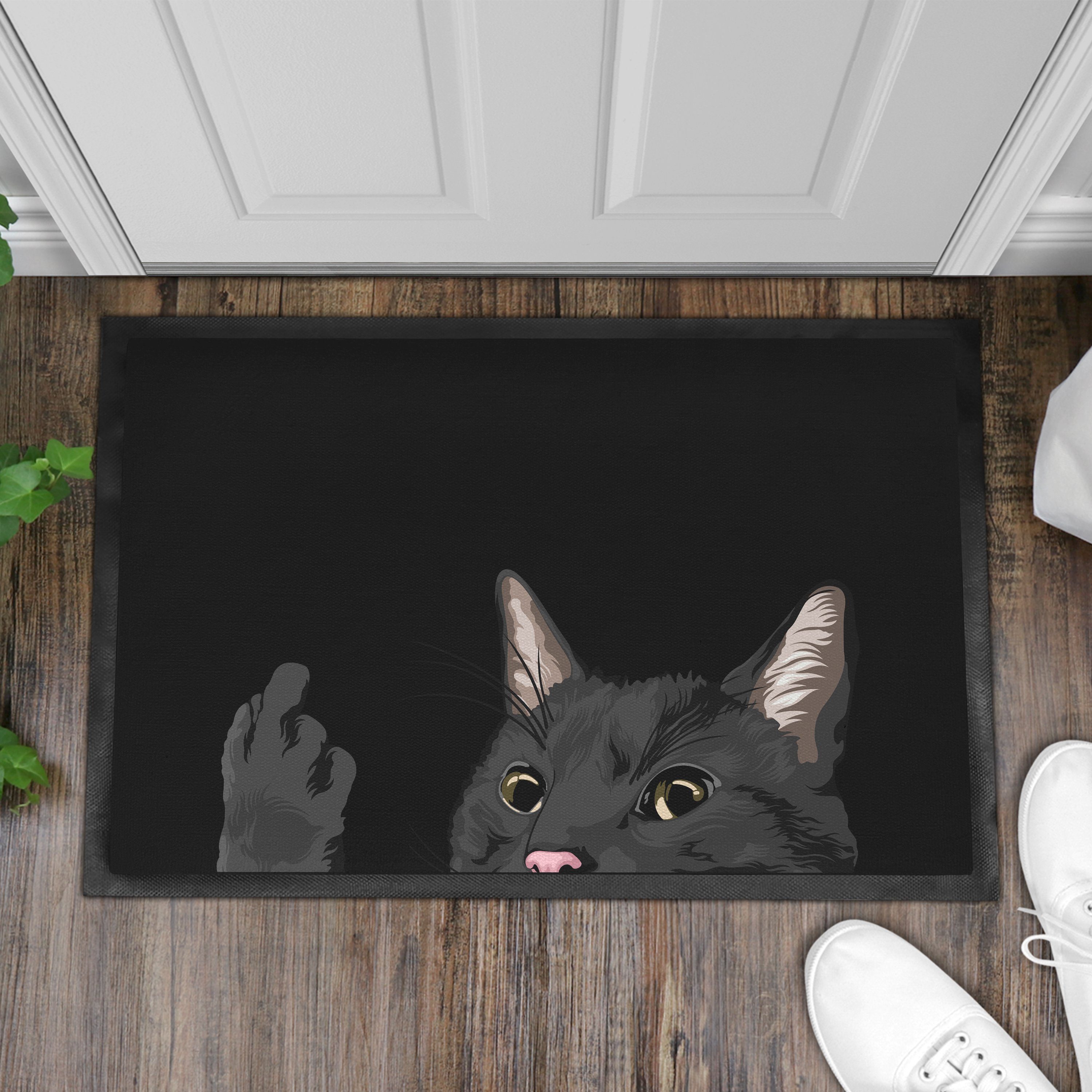 Trendation Fußmatte Lustige Fußmatte Katze Geschenk Katzenbesitzerin Mittle günstig online kaufen