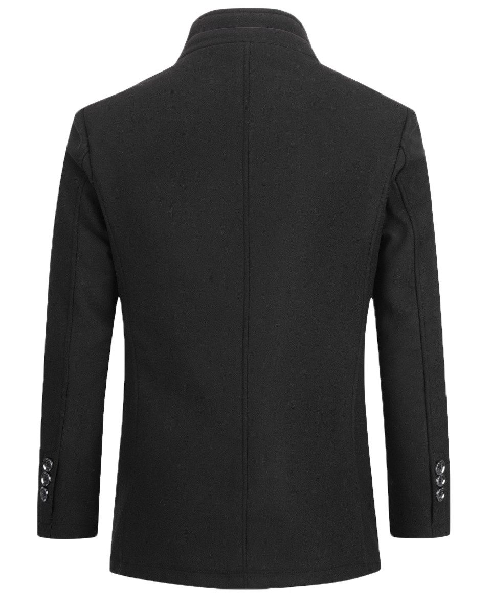 Allthemen Kurzmantel mit abnehmbarer dicker Weste Herren Wintermantel kurze günstig online kaufen