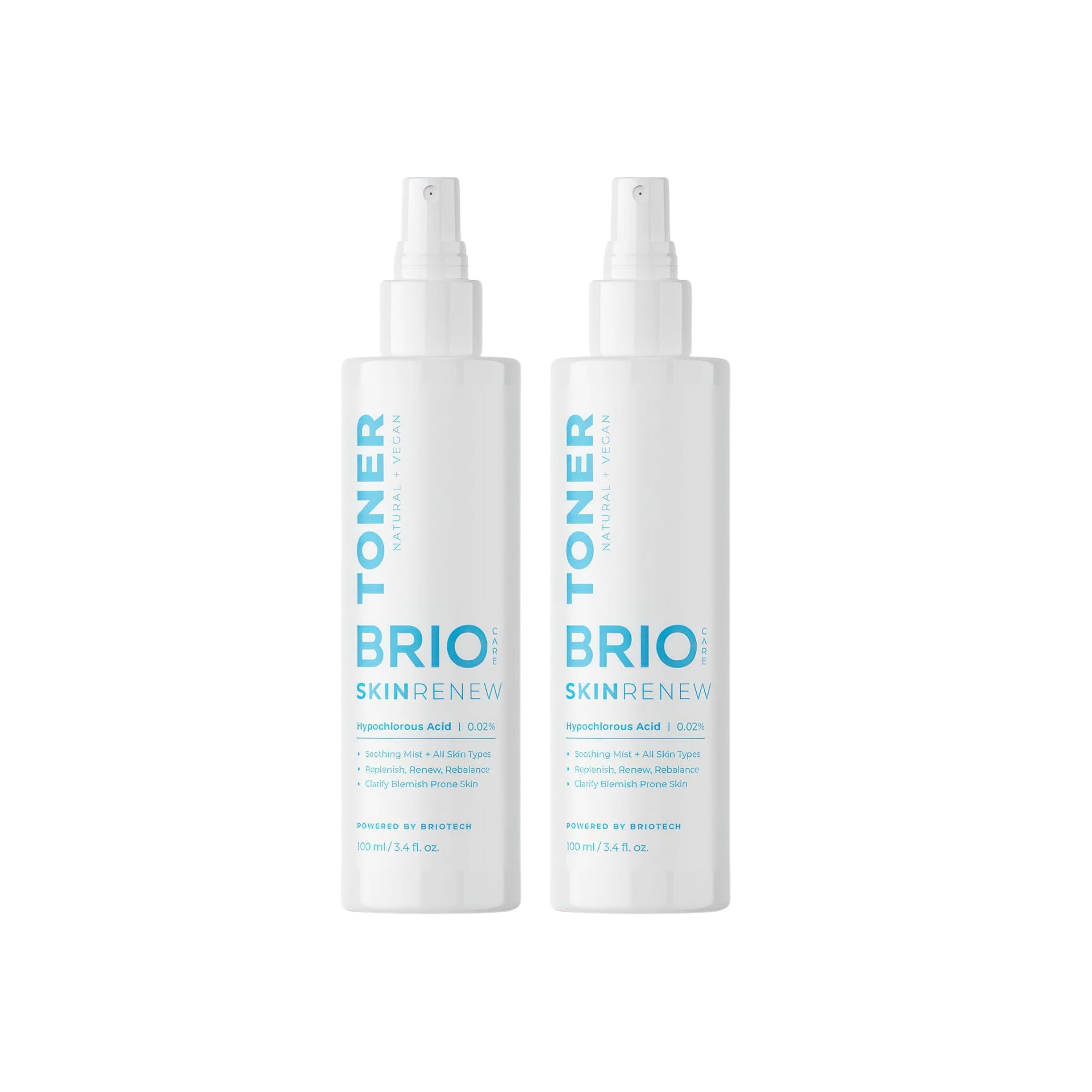 BRIOTECH Gesichts- und Körperspray BRIOTECH 2x Skin Renew Face Spray – beruhigendes Spray, 200 ml Bundle, 2er Bundle