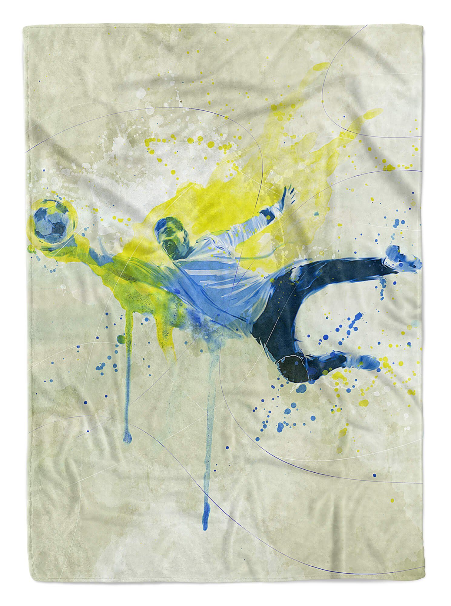 Sinus Art Handtücher SplashArt Sport Handtuch Strandhandtuch Saunatuch Kusc günstig online kaufen