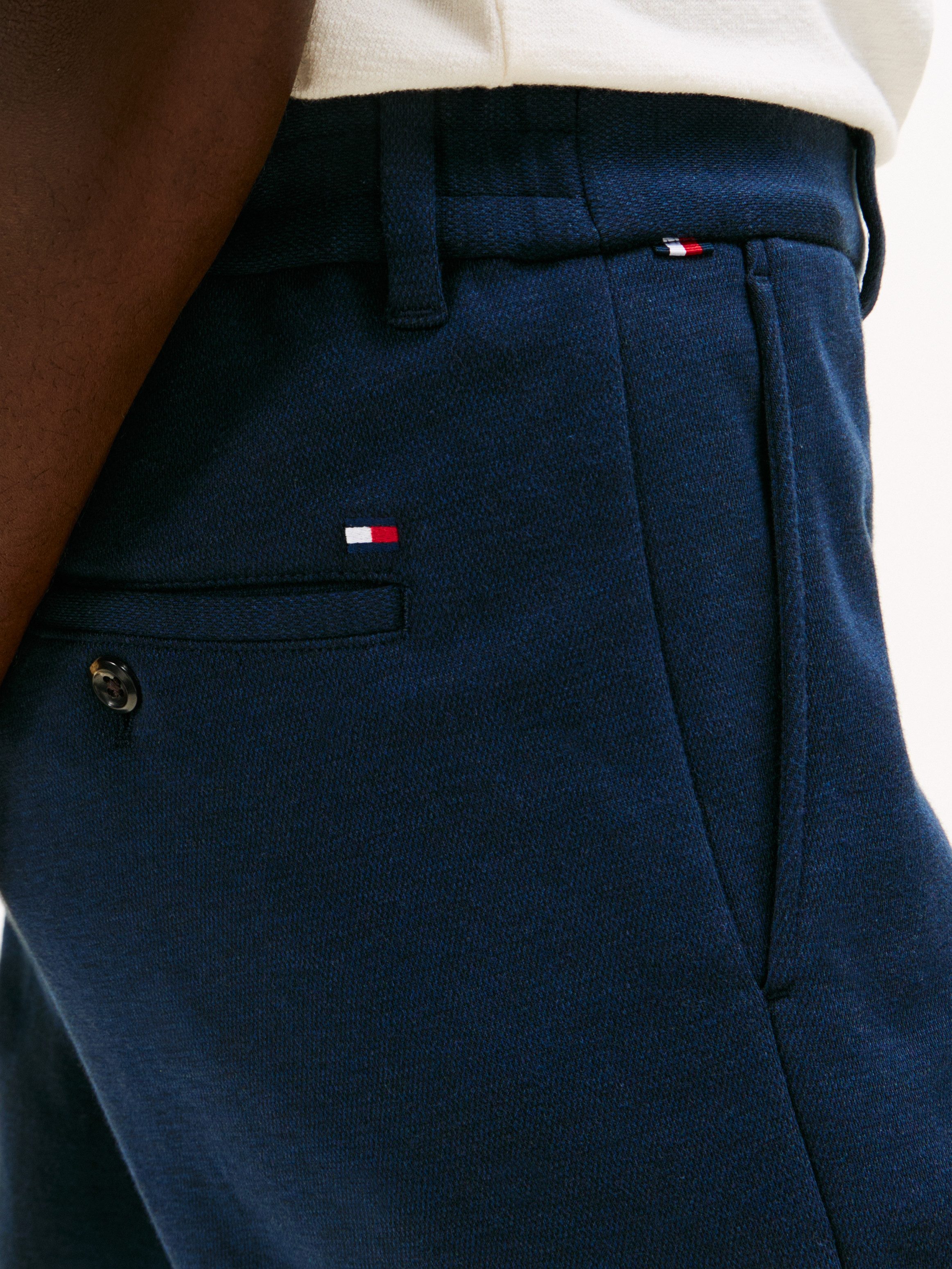 Tommy Hilfiger Stoffhose HARLEM TWO TONE Pique, tapered fit günstig online kaufen