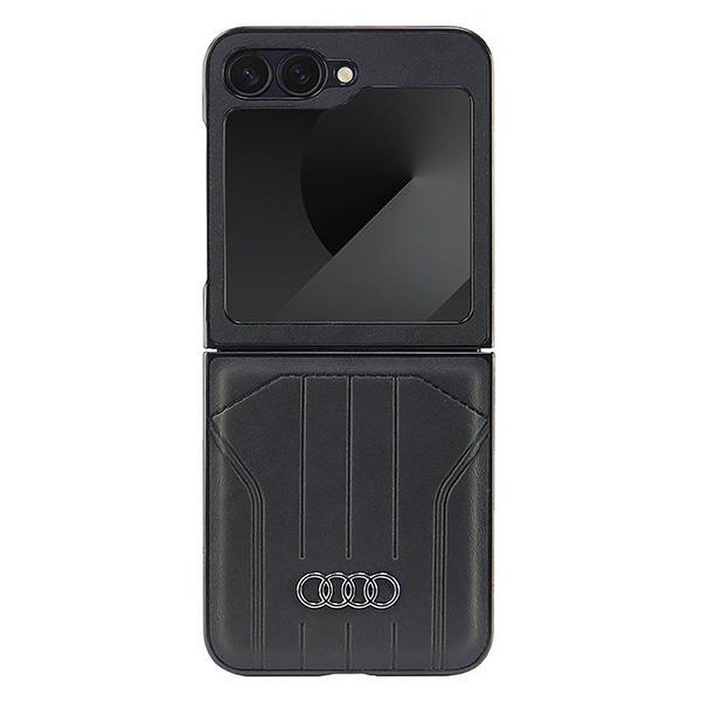 Audi Handyhülle Schutzhülle Handyschale Rückschale 6,7 Zoll, MagSafe, Kunstleder, erhöhte Kanten