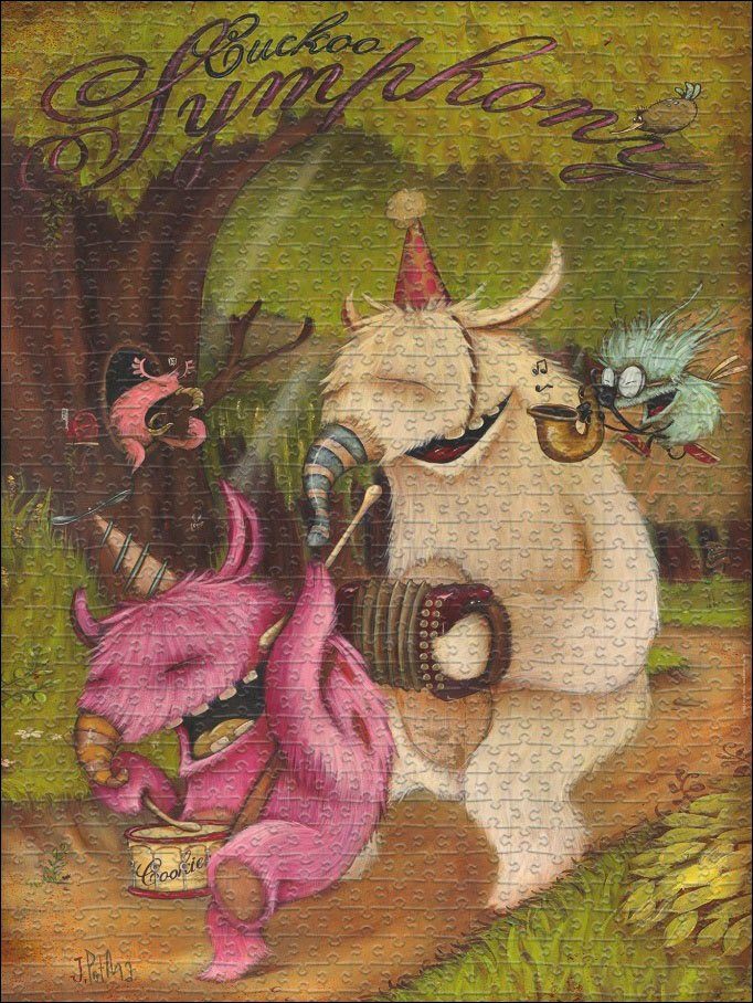 HEYE Puzzle Cuckoo Symphony, 1500 Puzzleteile, Made in Germany