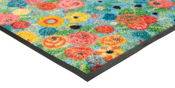 Fußmatte Flower Power, wash+dry by Kleen-Tex, rechteckig, Höhe: 7 mm
