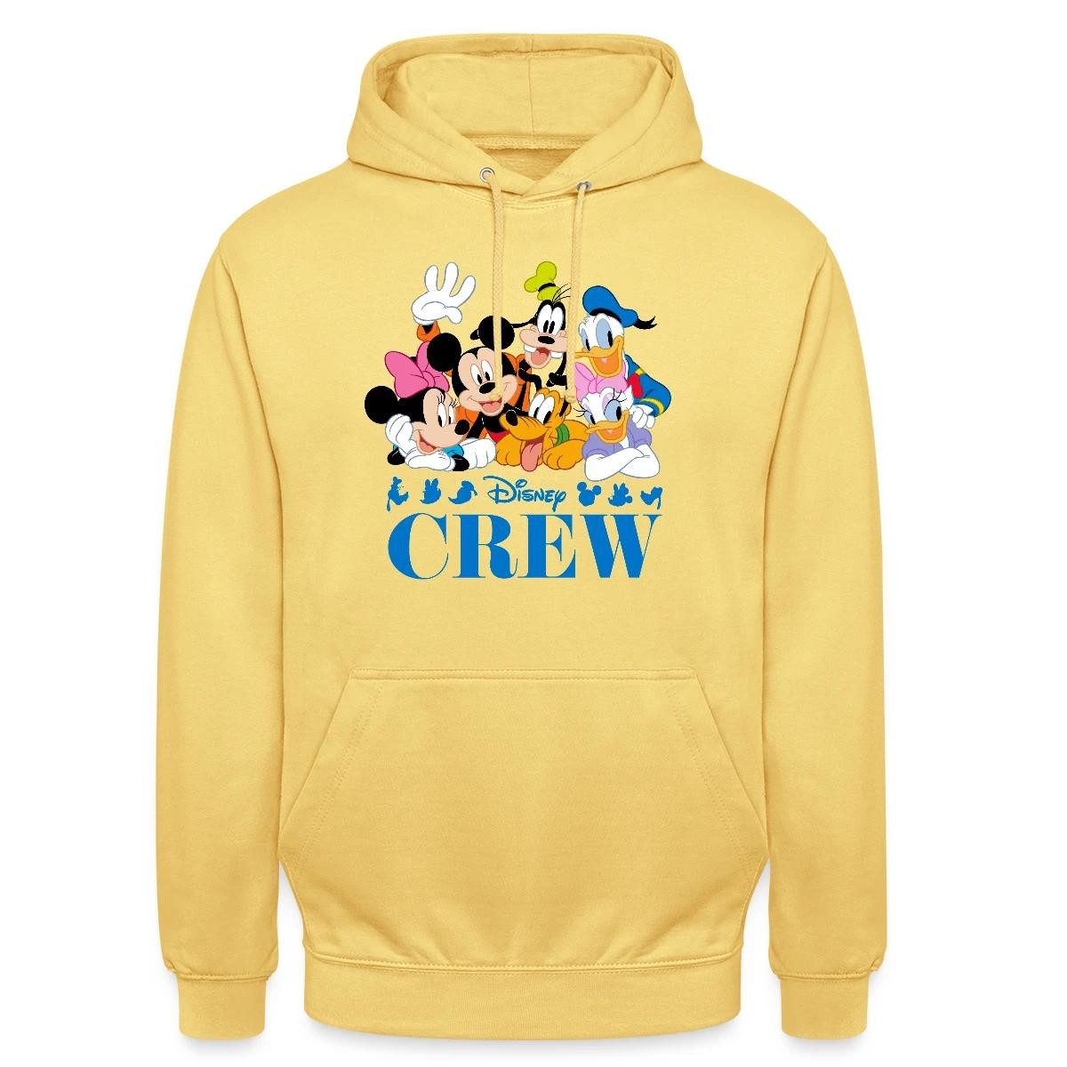 Spreadshirt Hoodie Mickey & Minnie Pluto Goofy Daisy Donald Crew Unisex Hoodie (1-tlg)