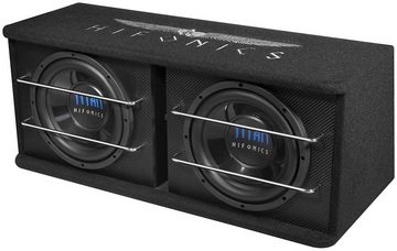 Hifonics Titan Dual Bassreflex Gehäuse-Sub TD-250R 2x25cm mit 1200 Watt Auto-Subwoofer