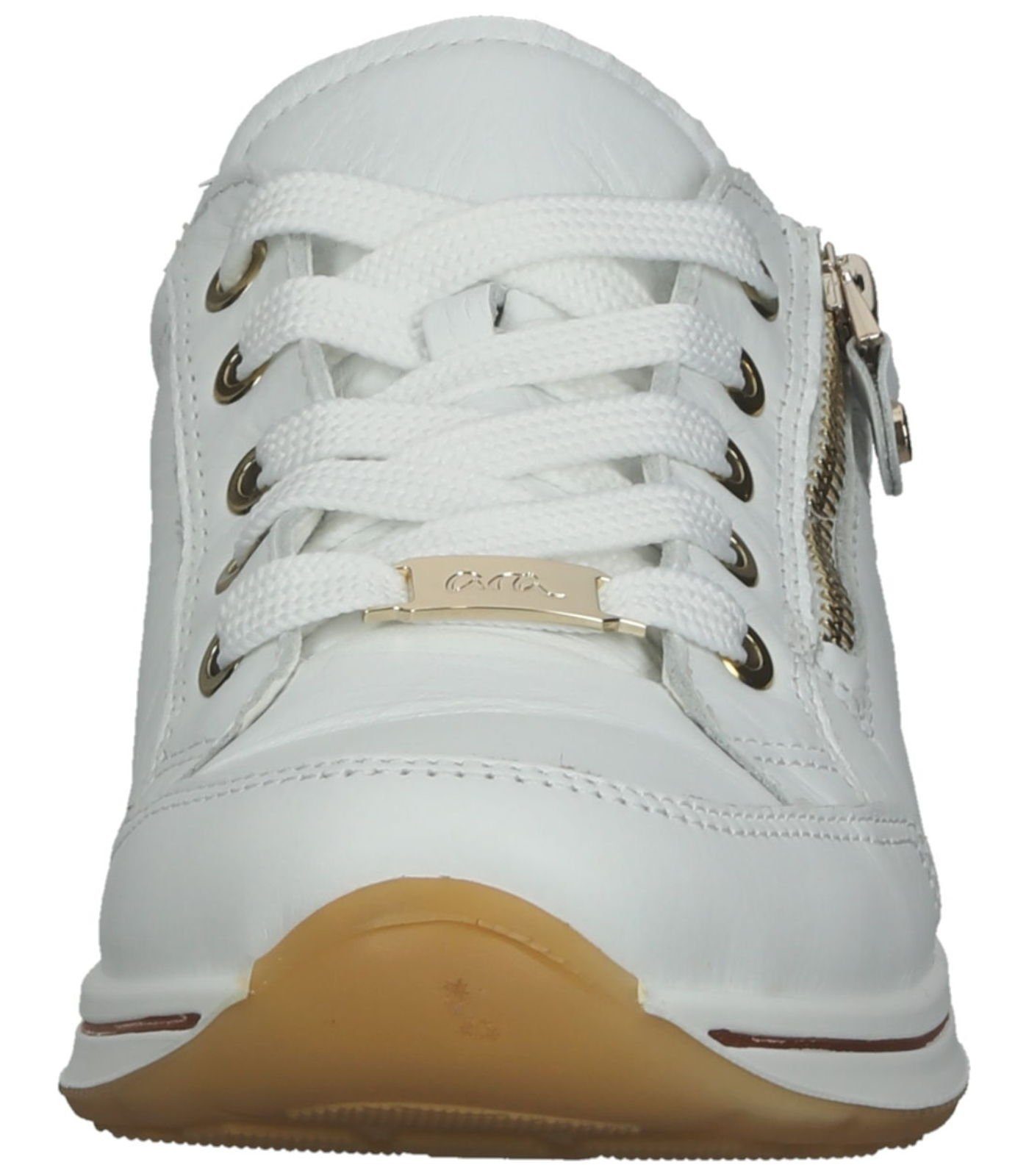 Gold Sneaker Ara Sneaker Leder Weiß