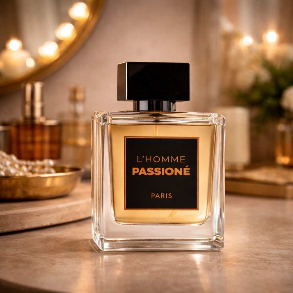 Jack Hope Paris Eau de Parfum L’HOMME PASSIONÉ PARIS Herrenduft, Orientalisch, Holzig e100 ml, Hergestellt in Paris, Langanhaltend, Gourmandig, Warm, Verführerisch