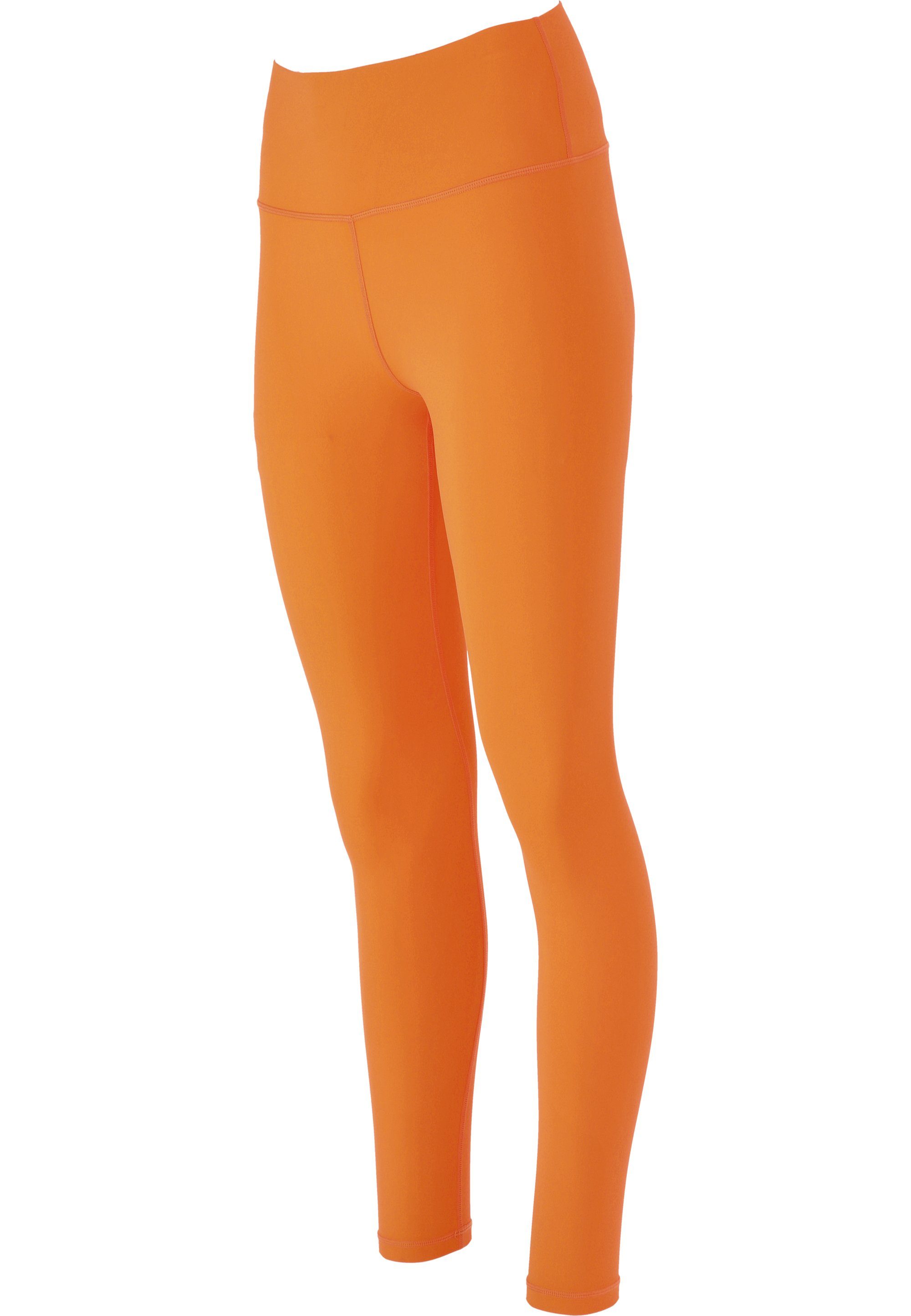 ATHLECIA Trainingstights Gaby mit orange Dehnbund bequemem