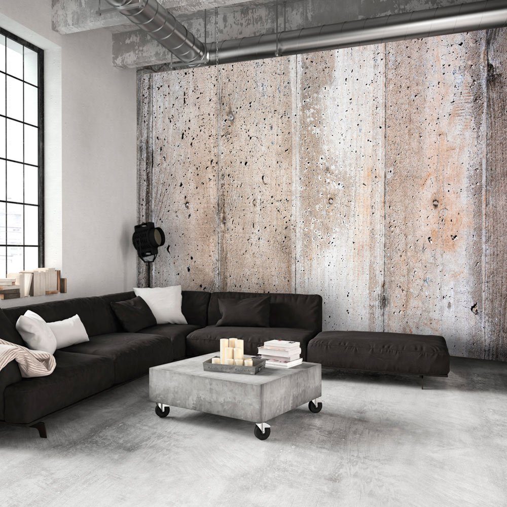 KUNSTLOFT Vliestapete Old Concrete 1x0.7 m, halb-matt, lichtbeständige Design Tapete | Vliestapeten