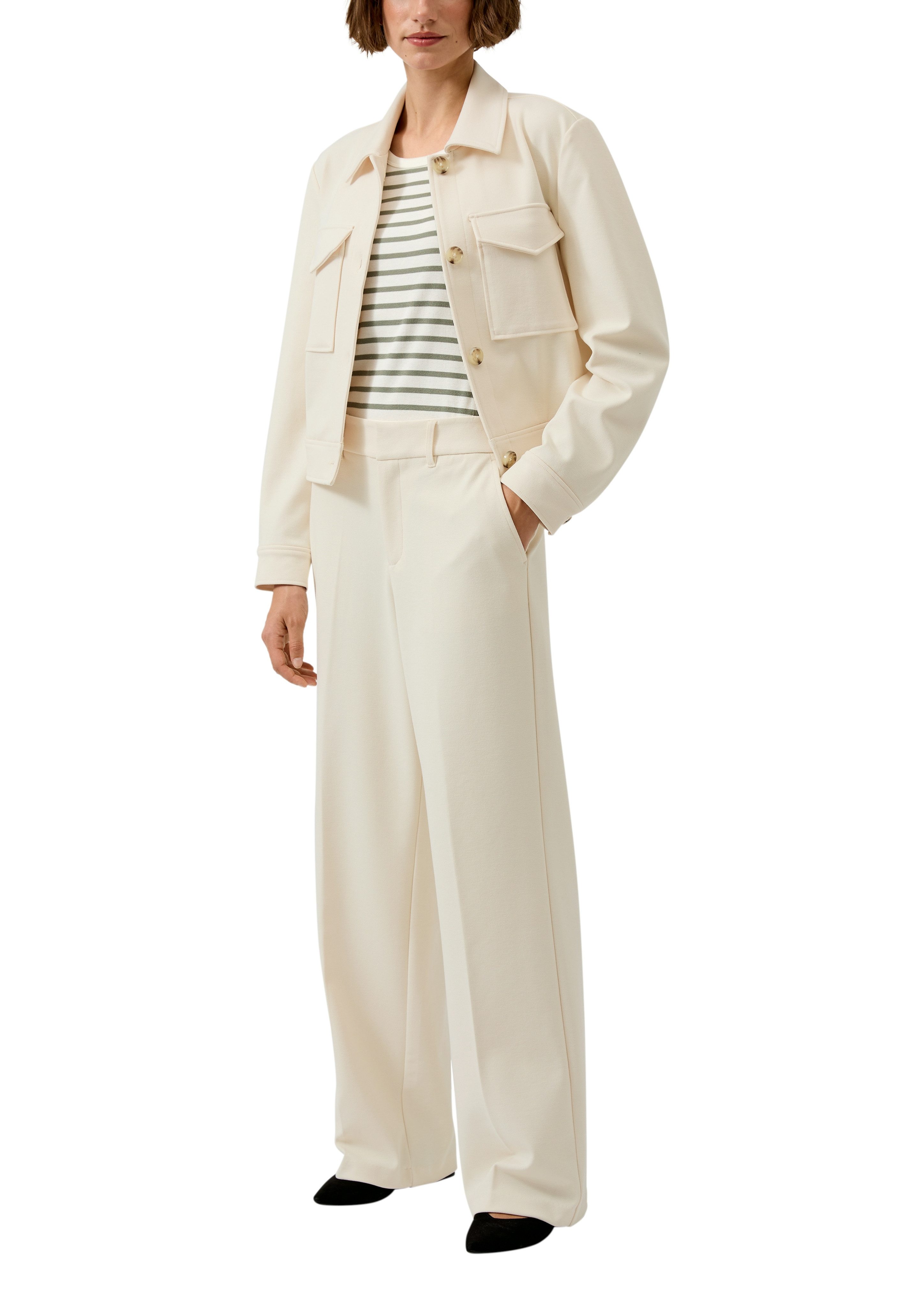 s.Oliver Stoffhose mit Bundfalte