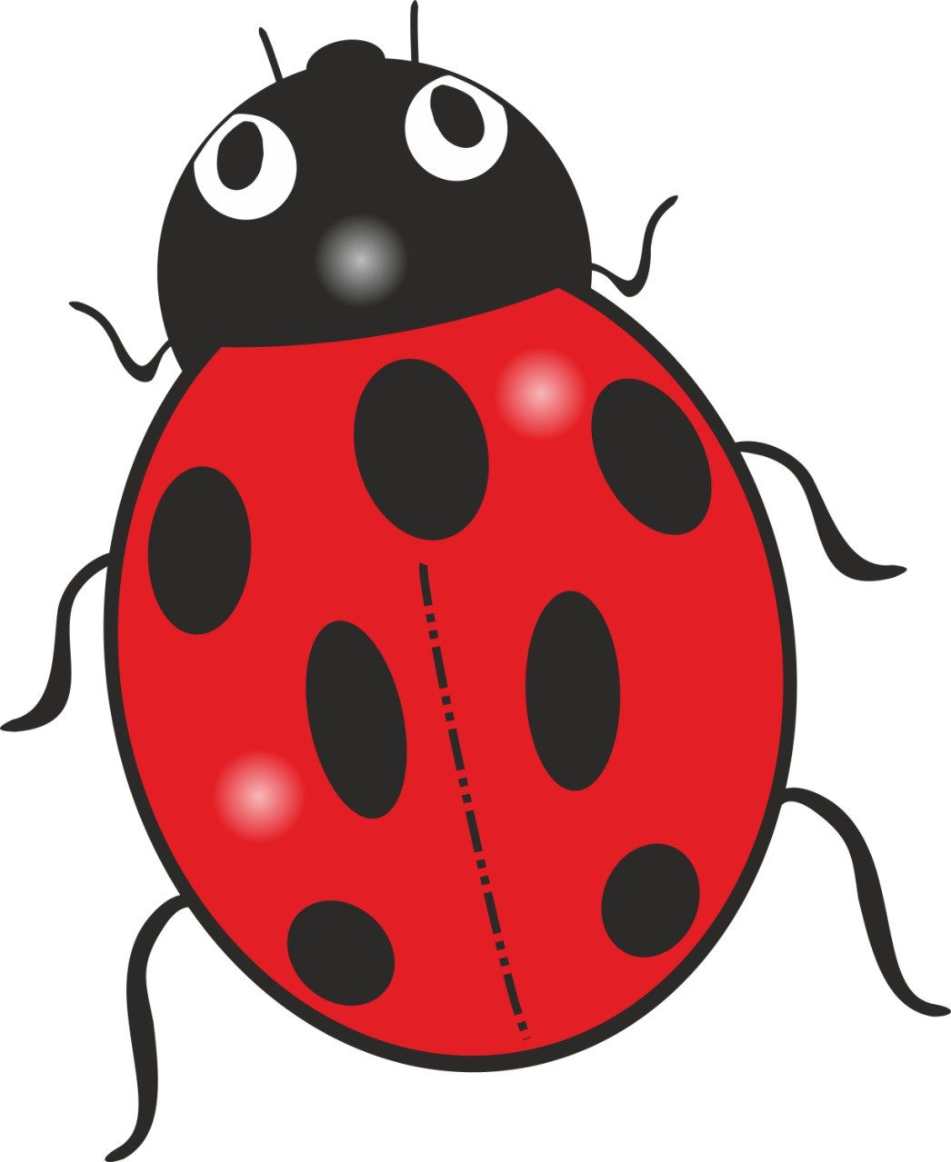 Hermann Schütz Aufkleber Hermann Schütz Aufkleber Marienkäfer rot 60x50mm