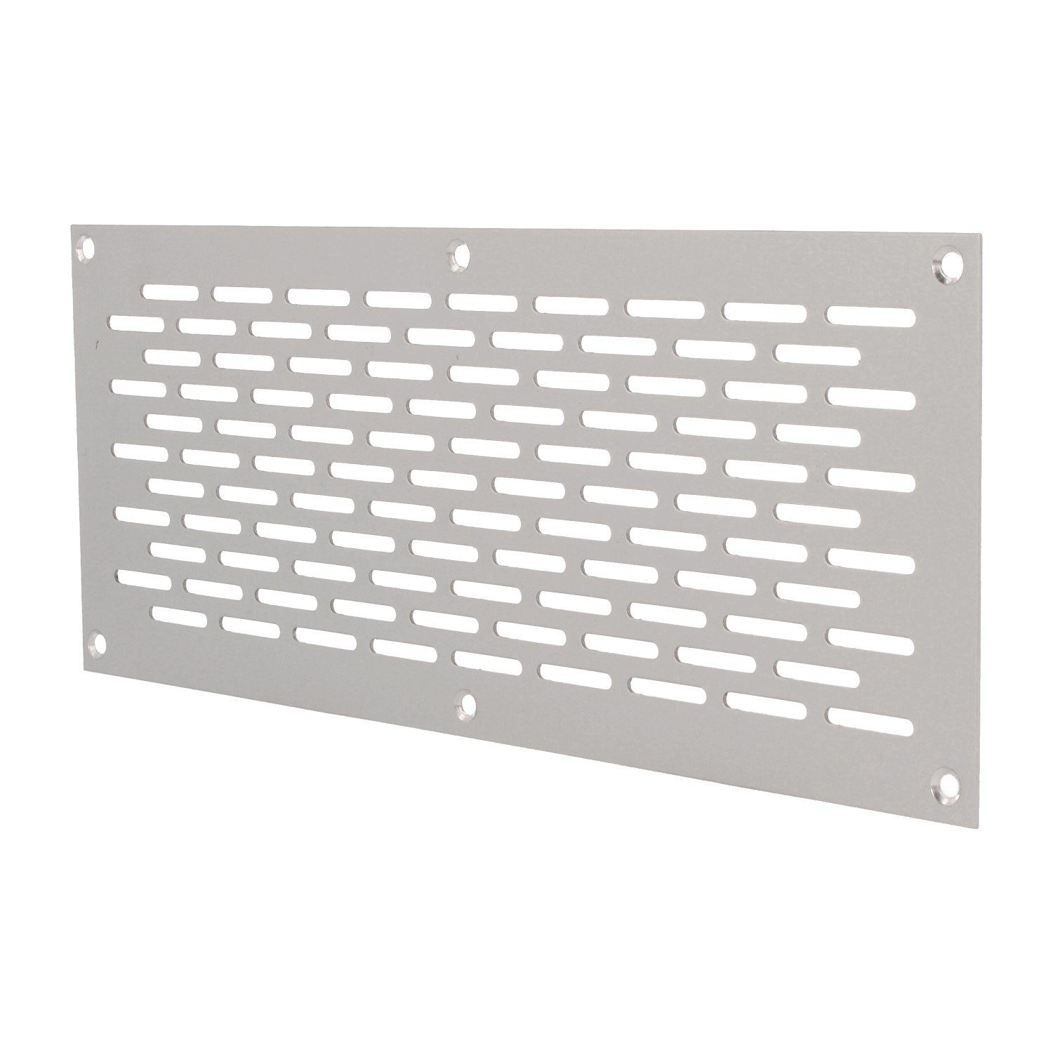 MS Beschläge Lüftungsgitter Aluminium Lüftungsblech Lochblech 100mm Breite – Bild 2 von 3