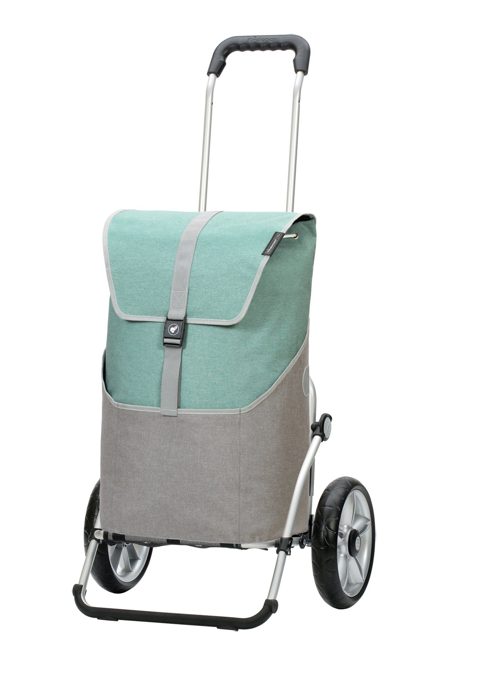 Andersen Einkaufstrolley Andersen Royal Shopper mit Tasche Vigo in Apricot oder Mint, mit Kugellagerrad