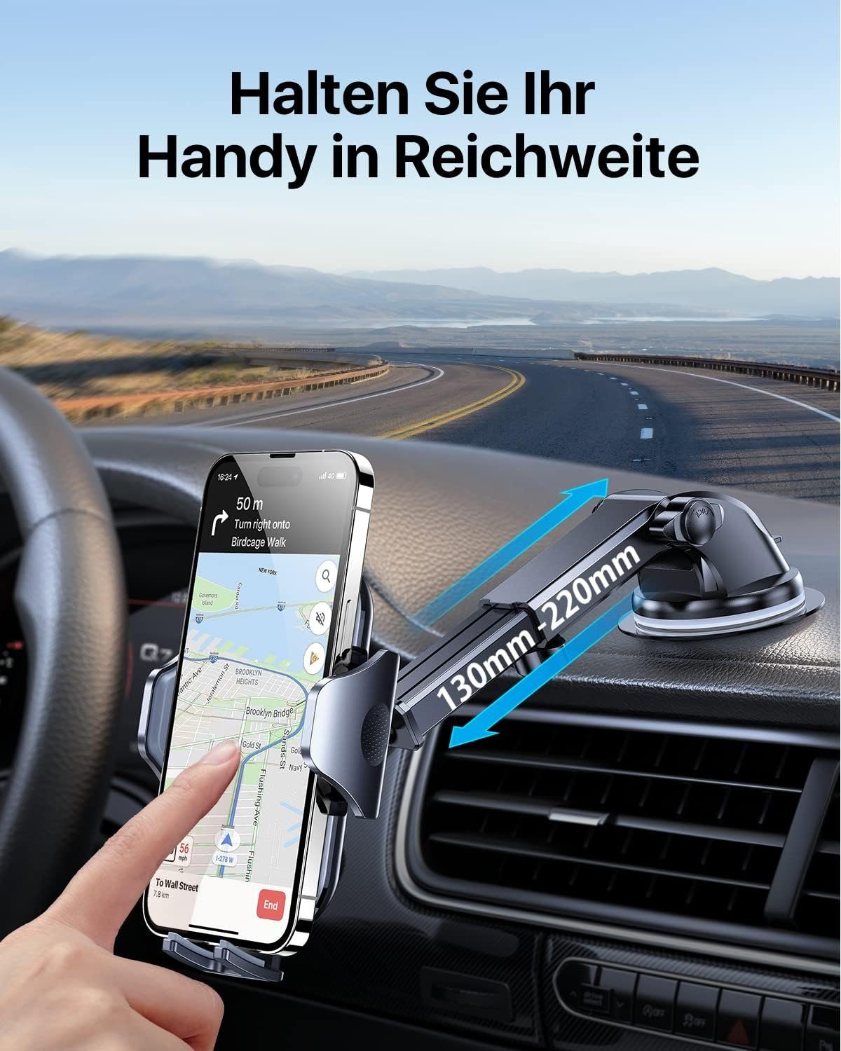 MOUTEN Andobil Auto Belüftung Clip Auto Telefonhalter 360° drehbar