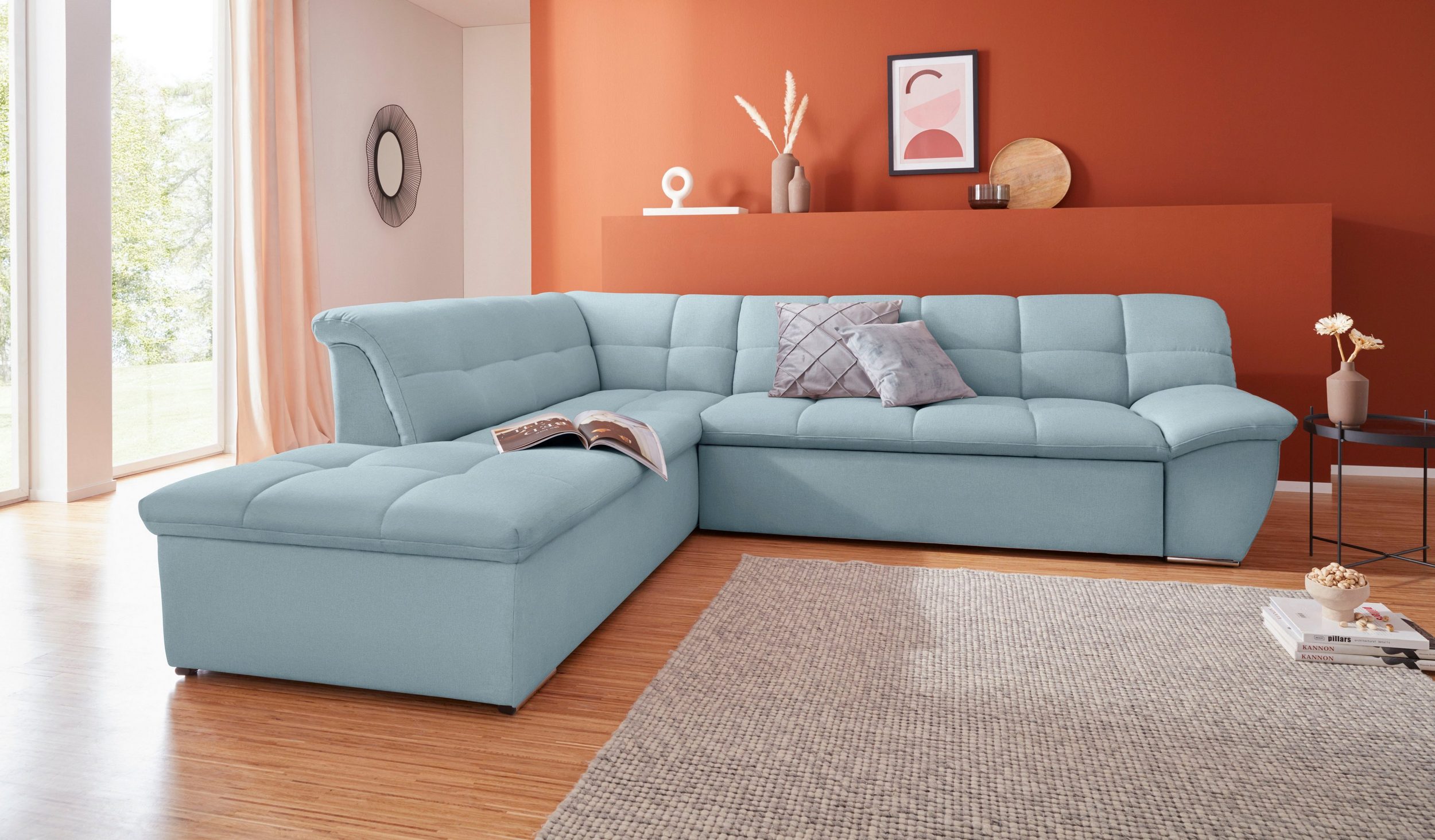 Ecksofa LAGOA von DOMO collection - Einrichtungsvorschlag