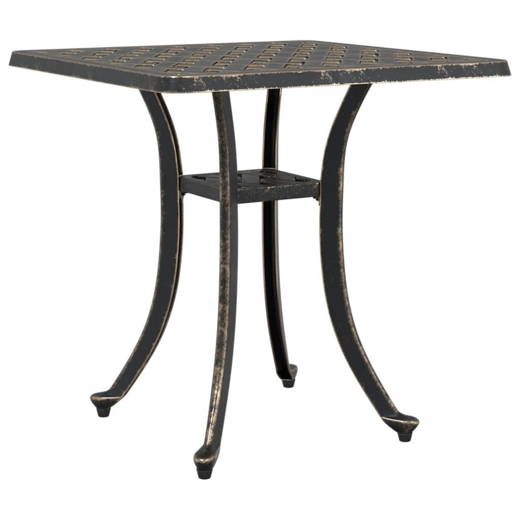 vidaXL Gartentisch Gartentisch Bronzen 53x53x53 cm günstig online kaufen