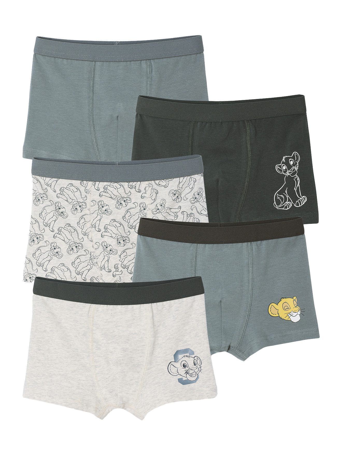 vertbaudet Boxershorts Boxershorts Disney KÖNIG DER LÖWEN, Kinder 5er-Pack