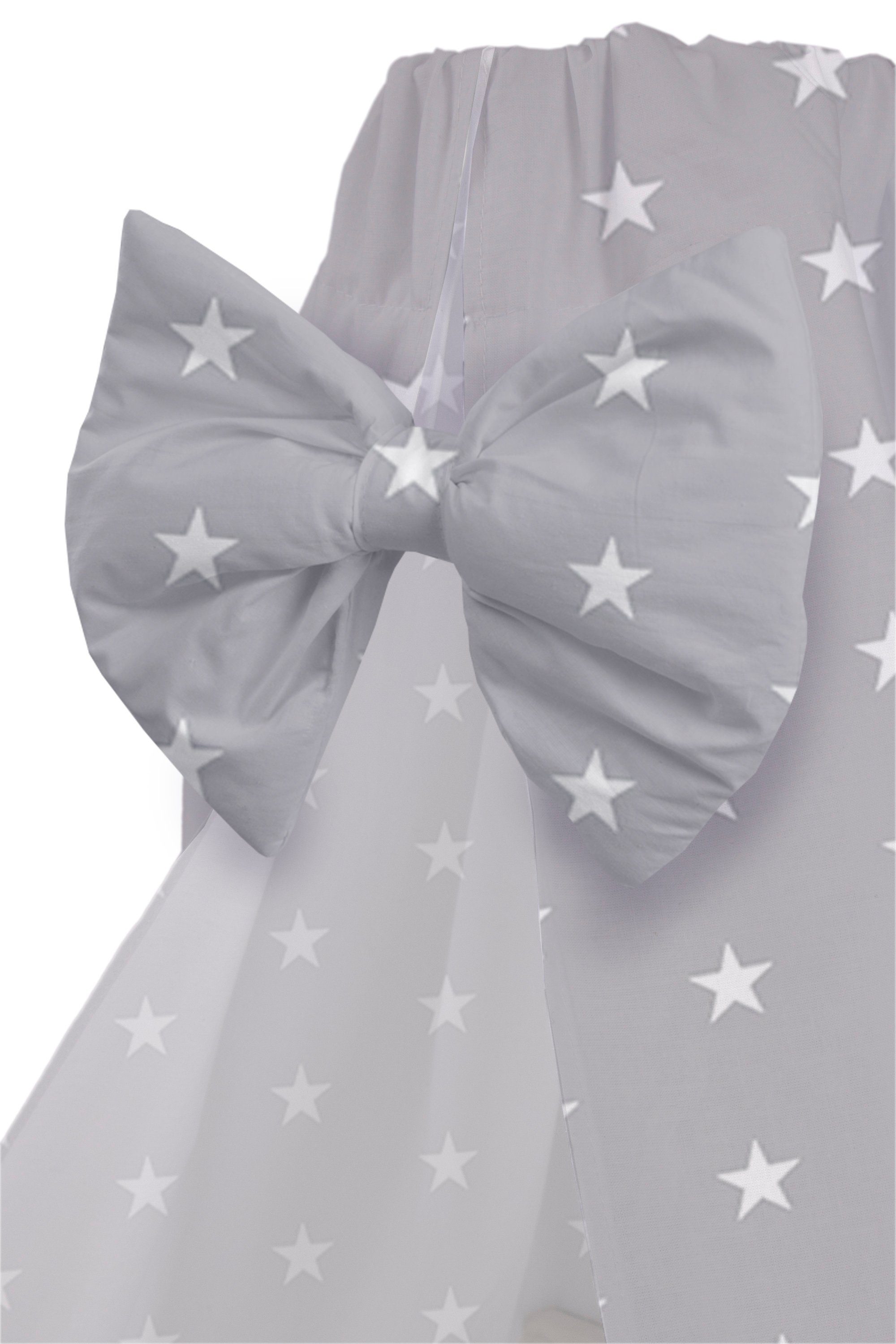 Amilian Betthimmel (Himmel für Babybett; Stubenwagen; Babywiege), Chiffon- oder Vollstoffhimmel