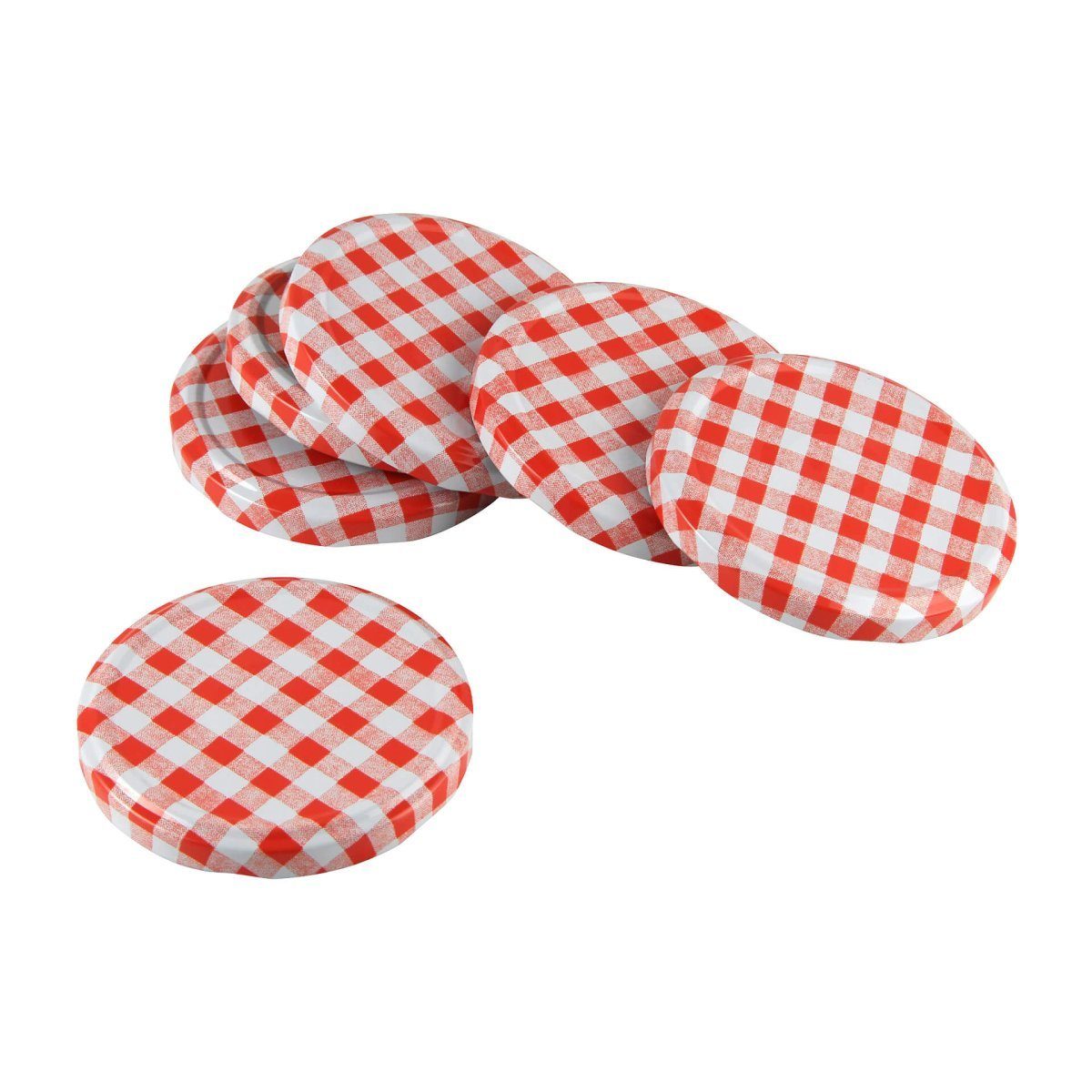 FACKELMANN Deckel FACKELMANN Twist-Off-Deckel Karo, 6-teilig