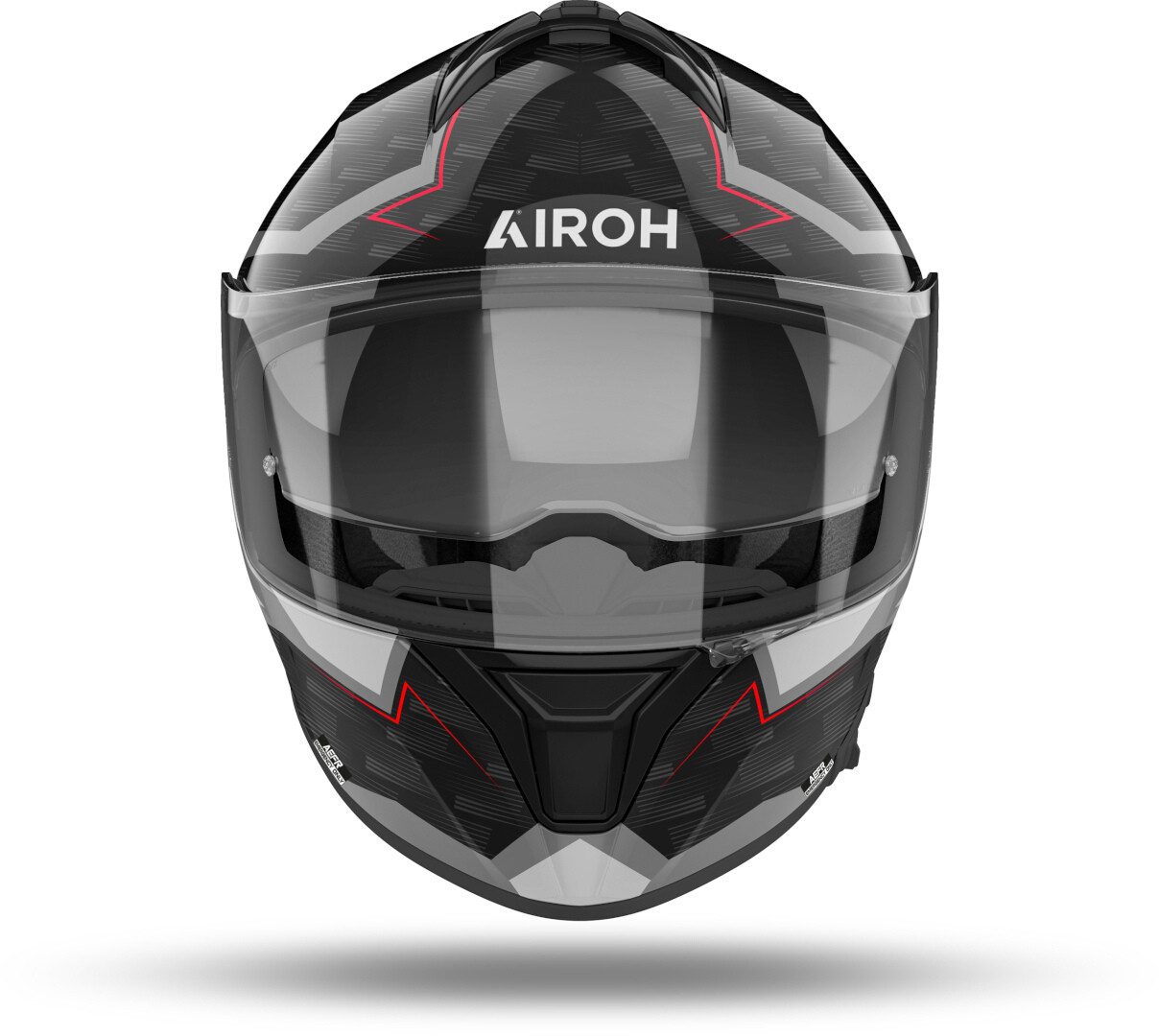Airoh Motorradhelm Spark 2 Zenith Helm, vorbereitet für Kommunikationssystem,Notfallsystem-Polsterung (EQ