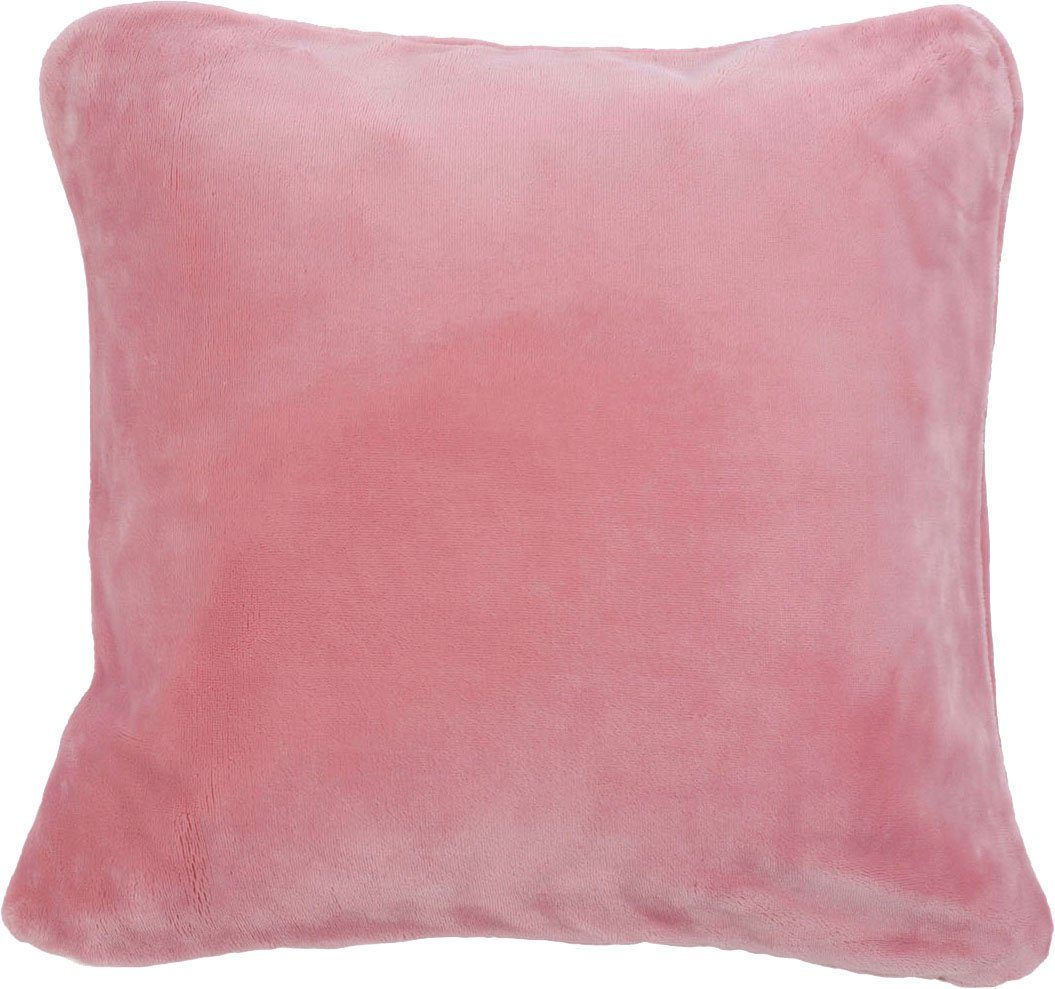 Gözze Dekokissen Premium Cashmere-Feeling Kissen, 50x50cm,passend zur Premium Cashmere-Feeling Decke,Kissenhülle&Füllung