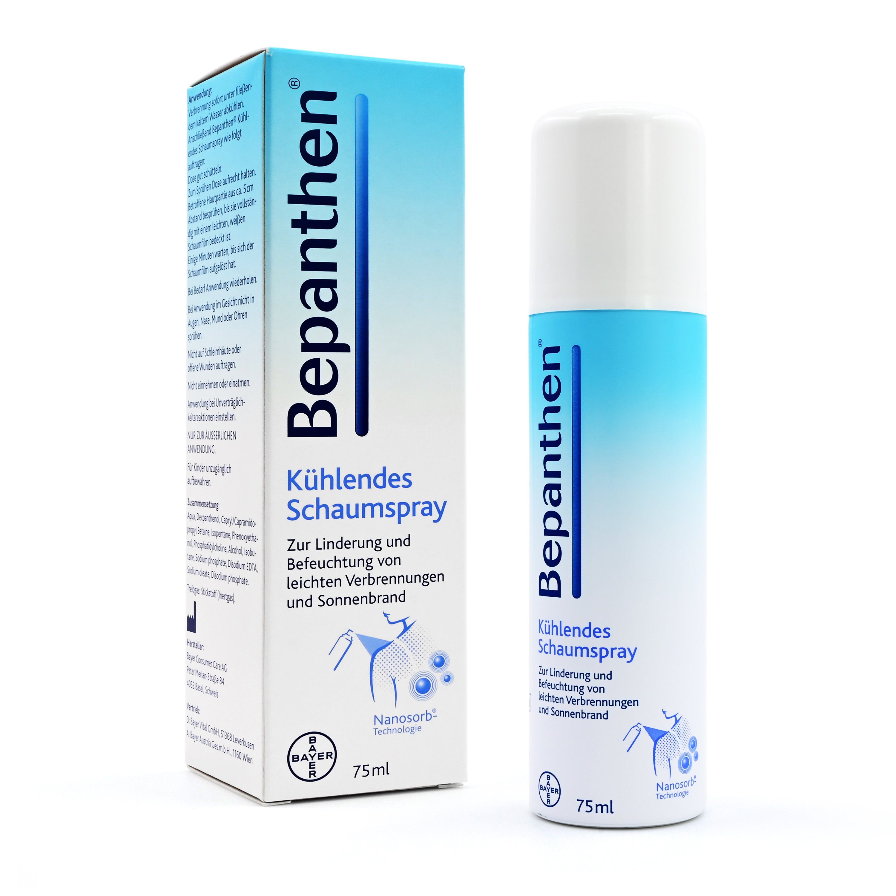 Bayer Vital GmbH Körperschaum BEPANTHEN Schaumspray, 75 ml