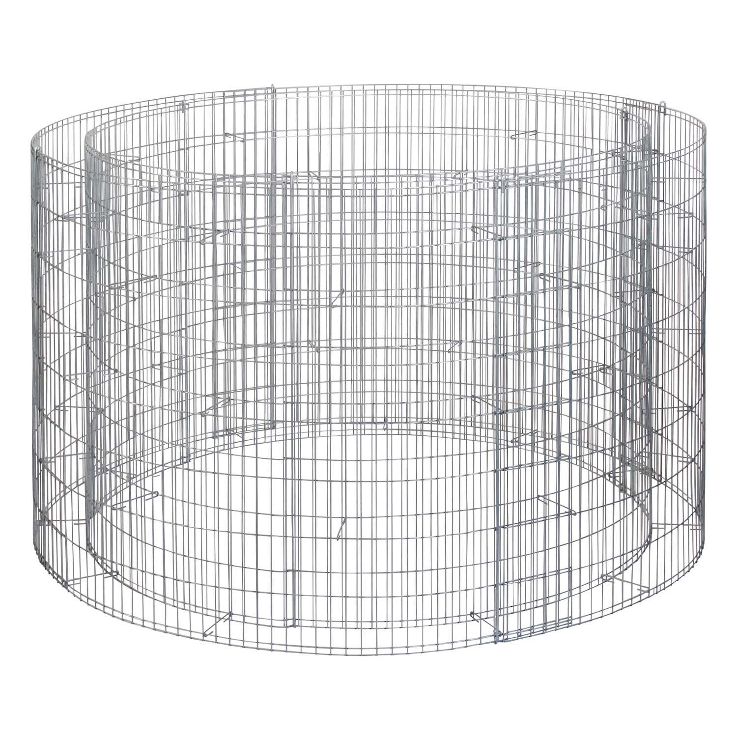 Bellissa Regenwassertank Gabionen-Wasserfass 750 L Füllvolumen 130/110x80cm Regentonne /-fass, 750 l