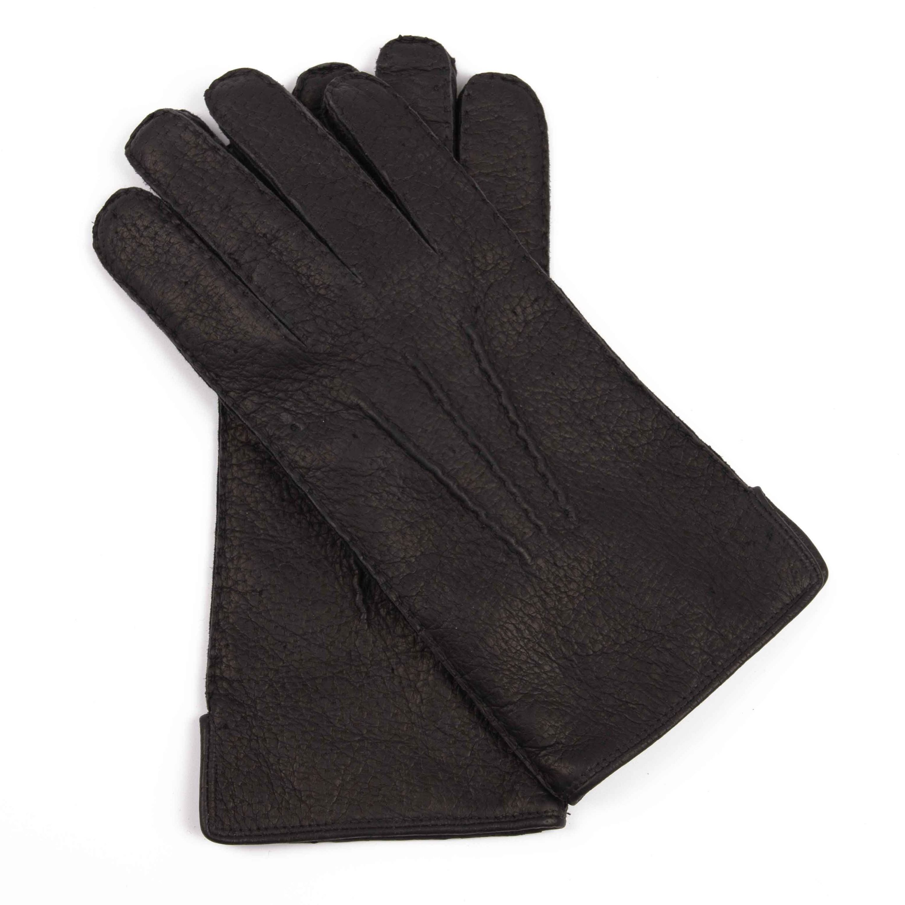 Hand Gewand by Weikert Lederhandschuhe SIR HELMUT- Peccary Lederhandschuhe mit Alpaka gefüttert