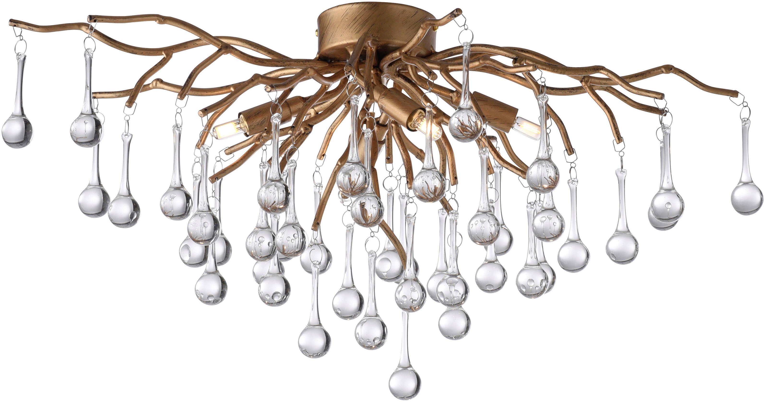 Paul Neuhaus Deckenleuchte ICICLE, ohne Leuchtmittel