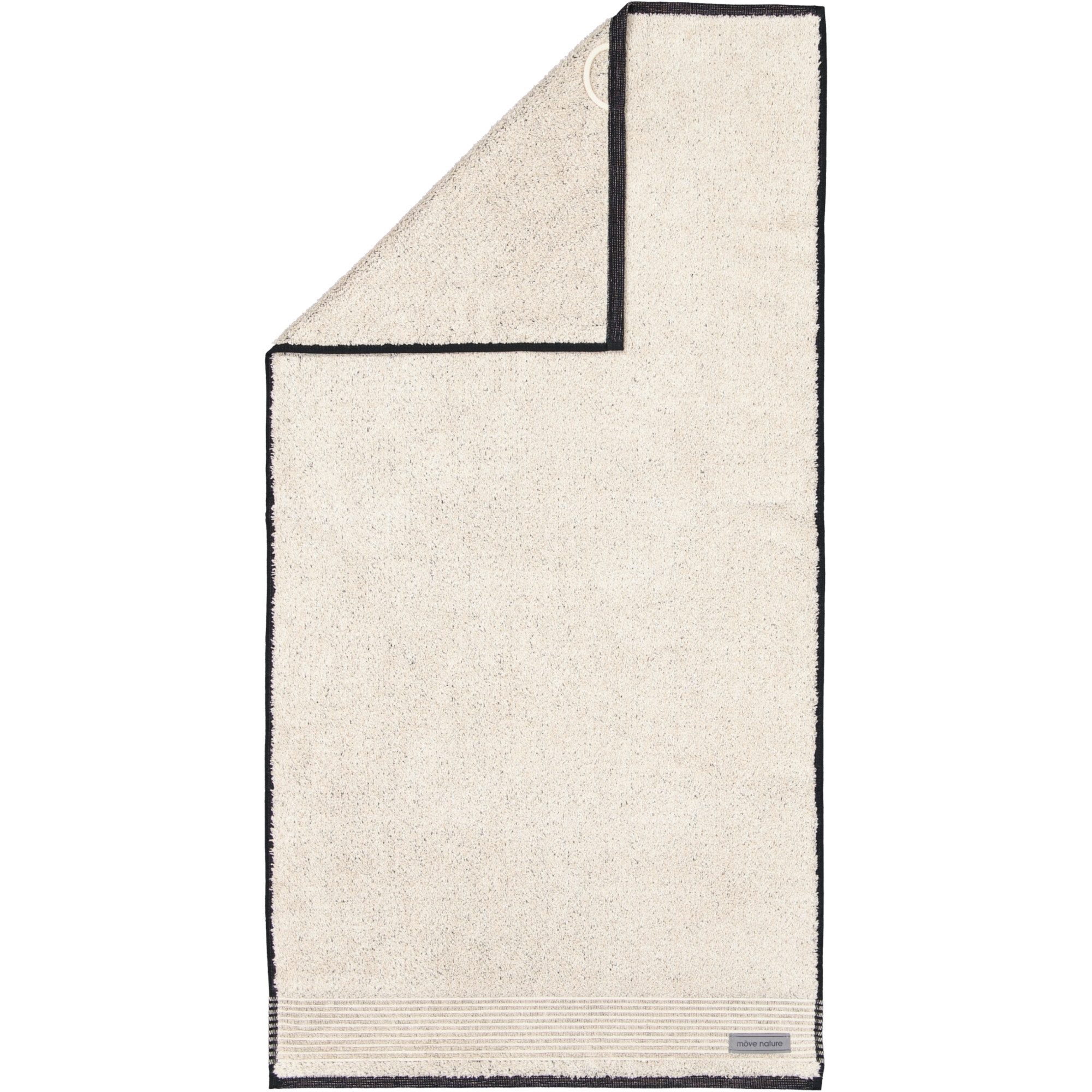 Möve Handtücher Eden Melange mit Biesenbordüre, 90% Baumwolle, 10% Leinen ( günstig online kaufen