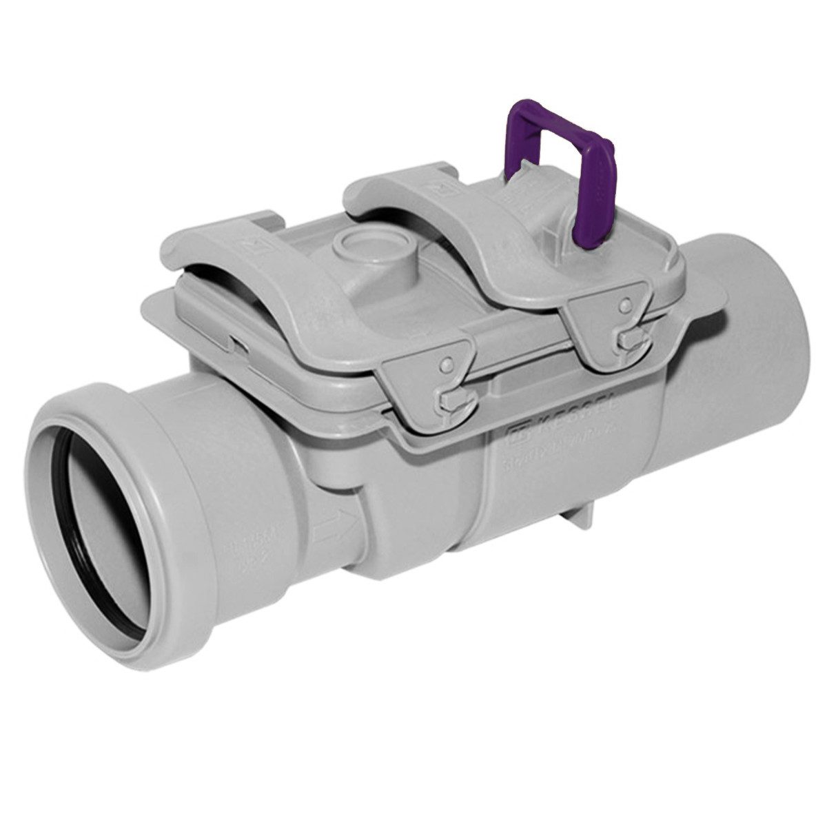 Kessel Rückschlagventil Kessel Staufix DN70 Rückstauverschluss 73070 Rückstauklappe Doppelt