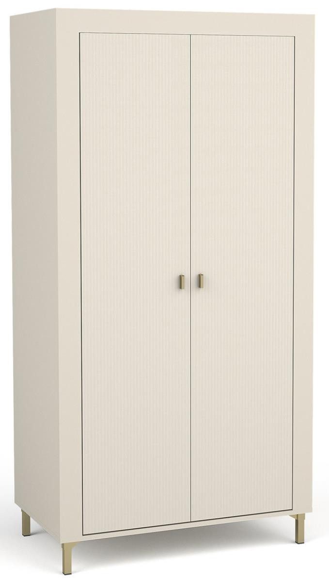 Compleo Kleiderschrank mit 2 Türen TRENDS, Modern Wohnzimmer gerifflete Front