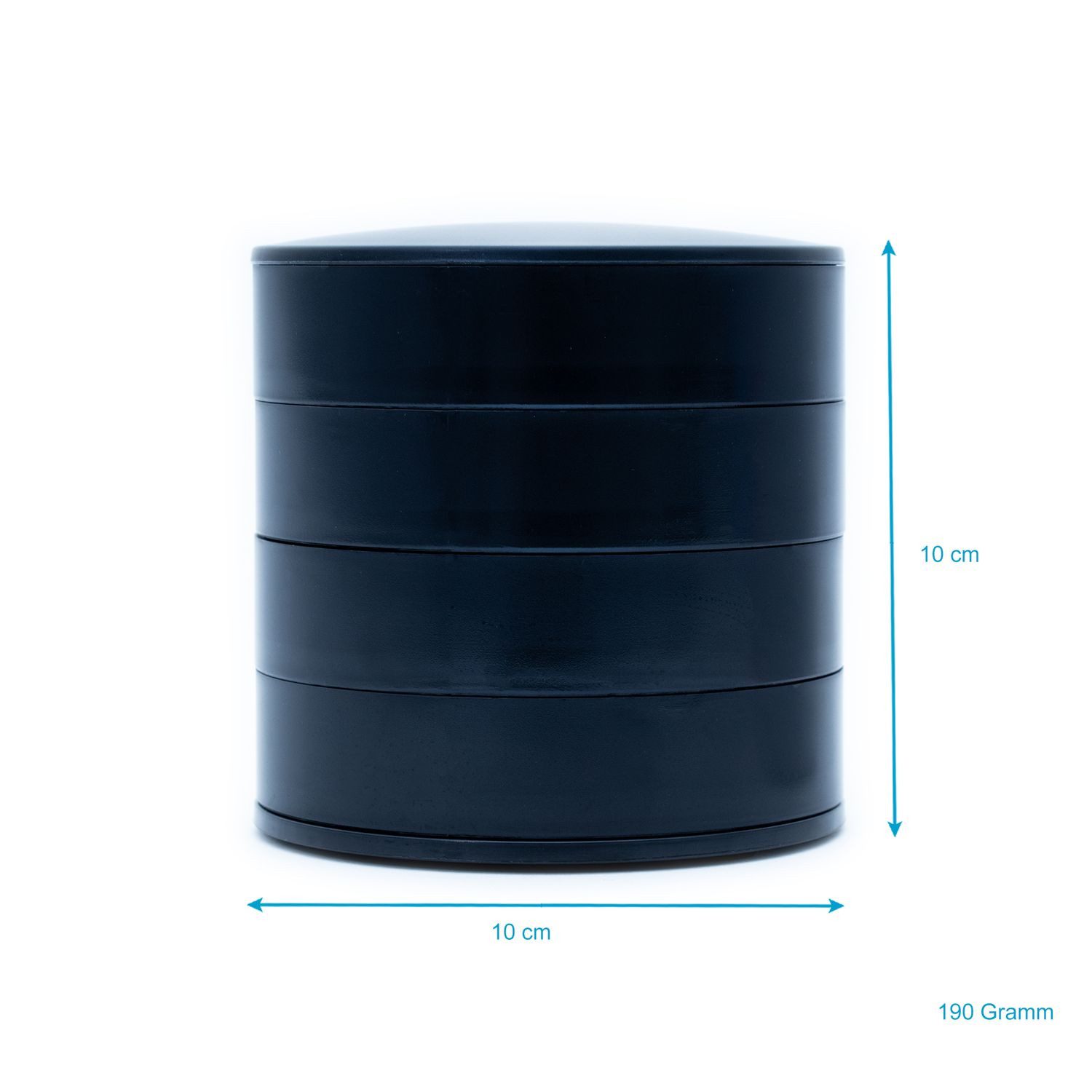 Intirilife Schmuckkasten (1 St), Schmuckkästchen mit 4 rotierbaren Ebenen 1 günstig online kaufen