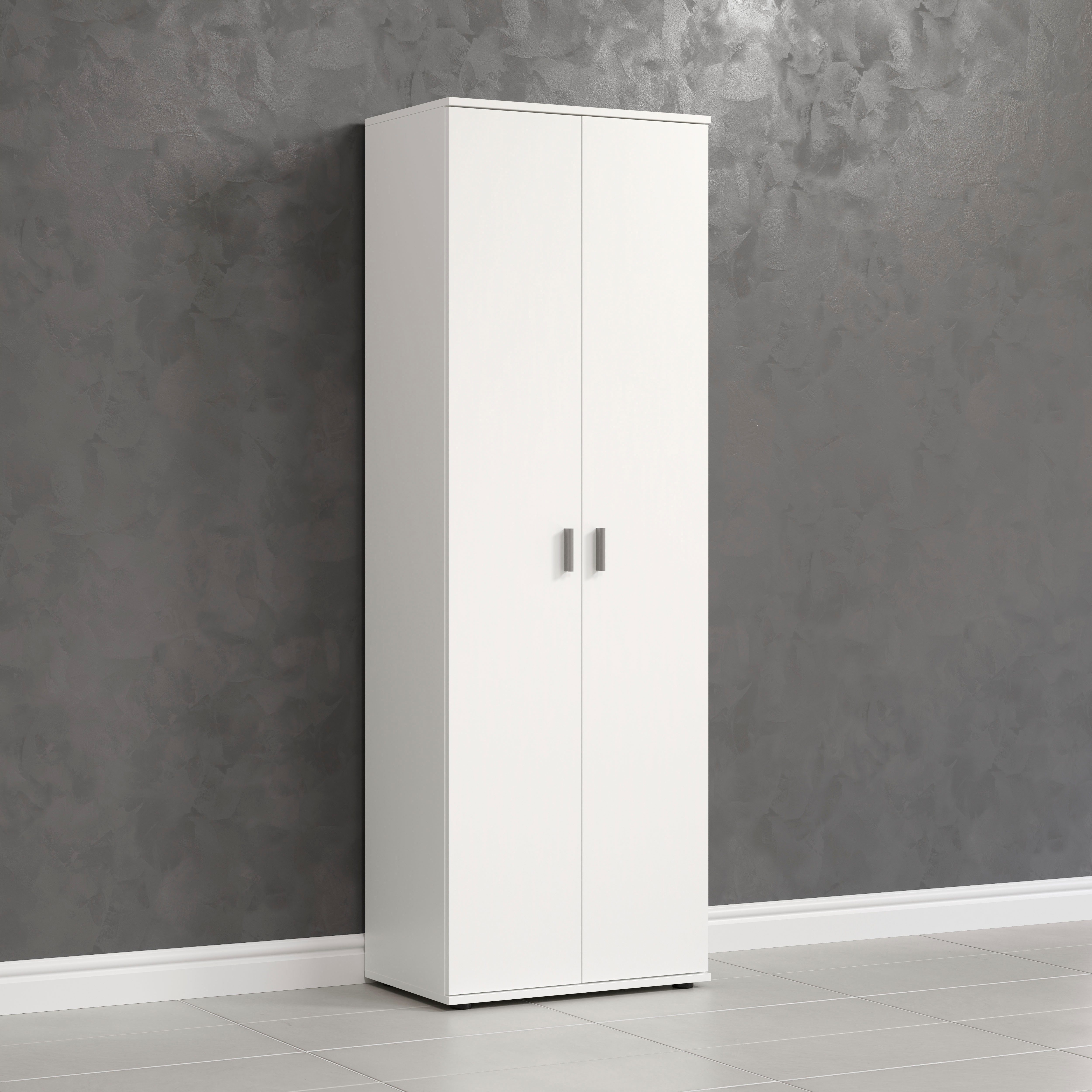 Home affaire Mehrzweckschrank Jersey (1-St) Besenschrank mit cleverer Innenaufteilung – (B/T/H) 60/35/176 cm