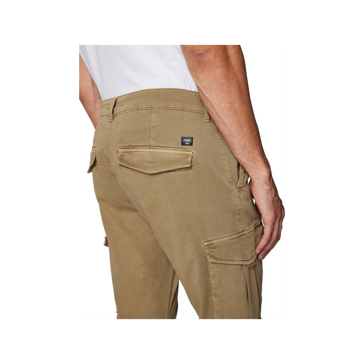 braun (1-tlg) 5-Pocket-Jeans Mavi