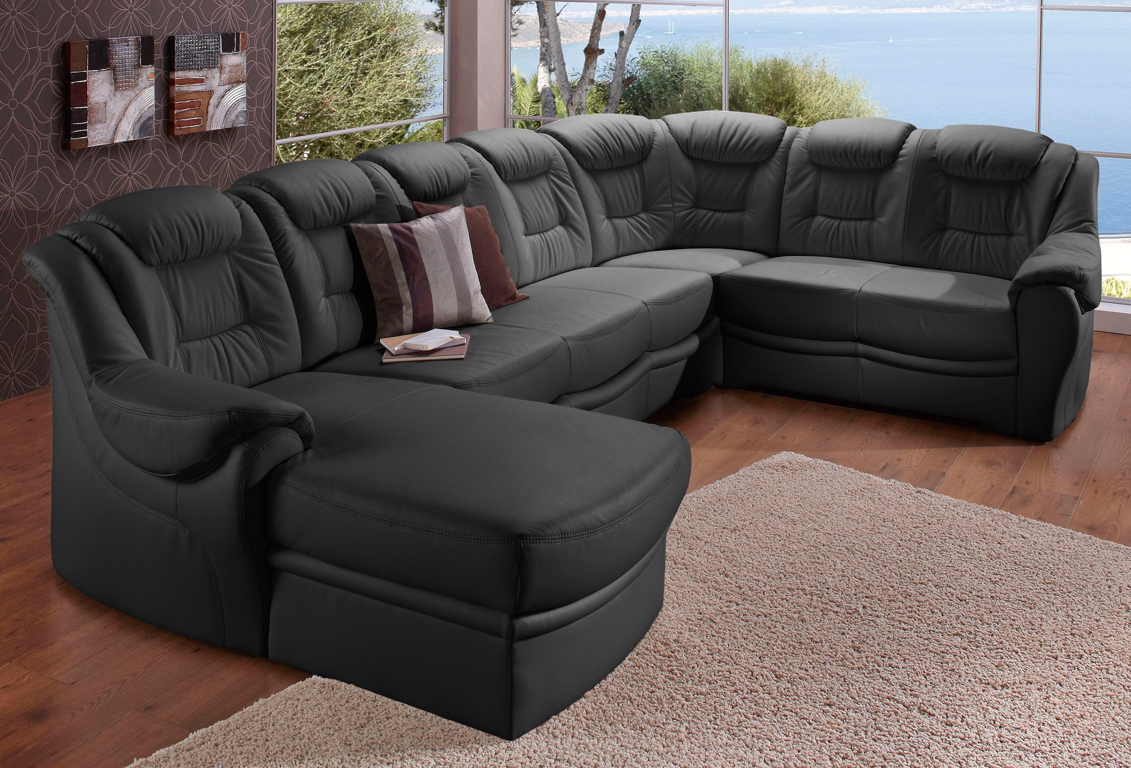 sit&more Wohnlandschaft Bellevue U-Form, wahlweise mit Bettfunktion