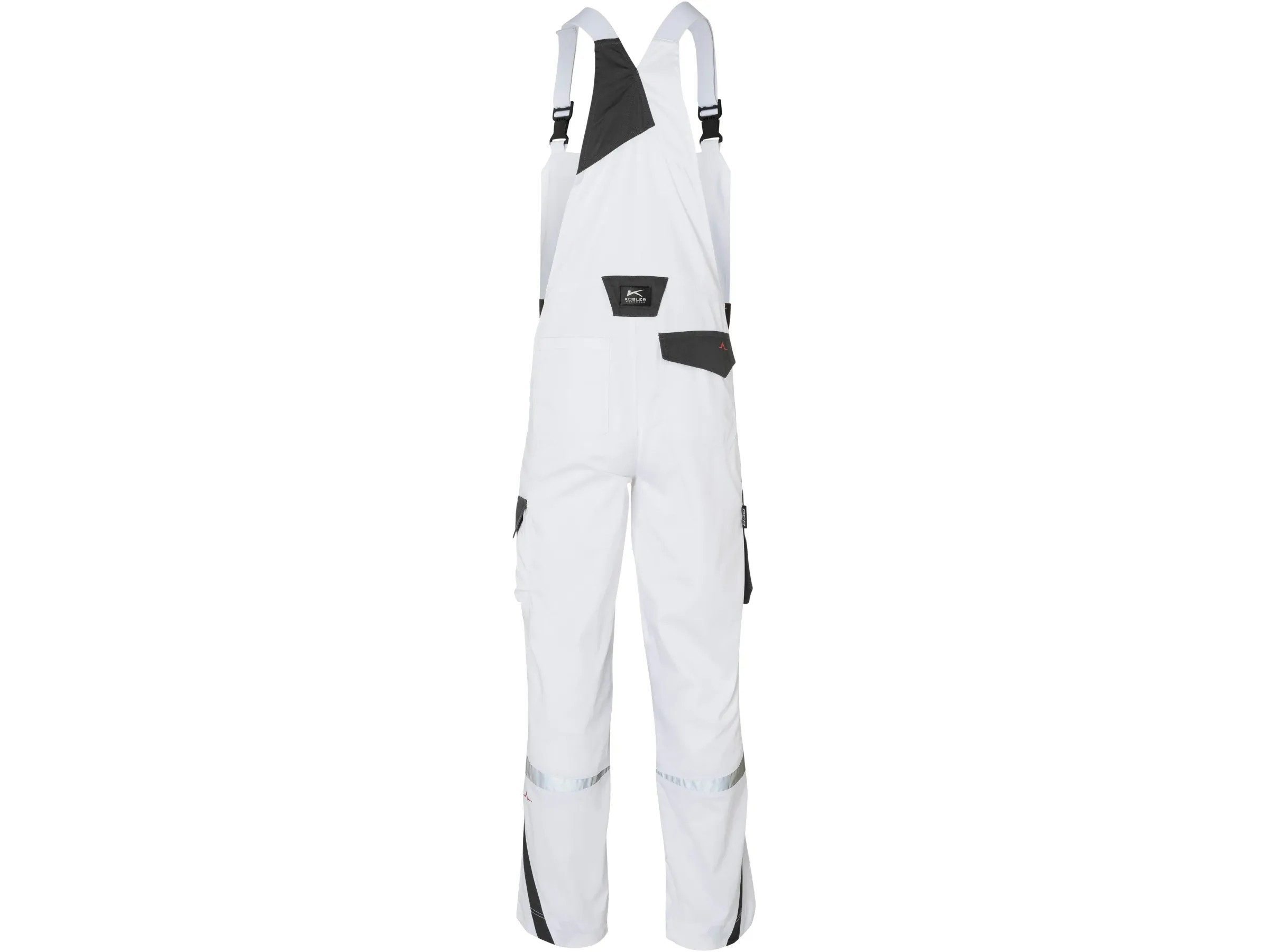 Kübler Arbeitslatzhose Arbeitshose Latzhose Arbeitsbekleidung Hose weiß – Bild 2 von 2