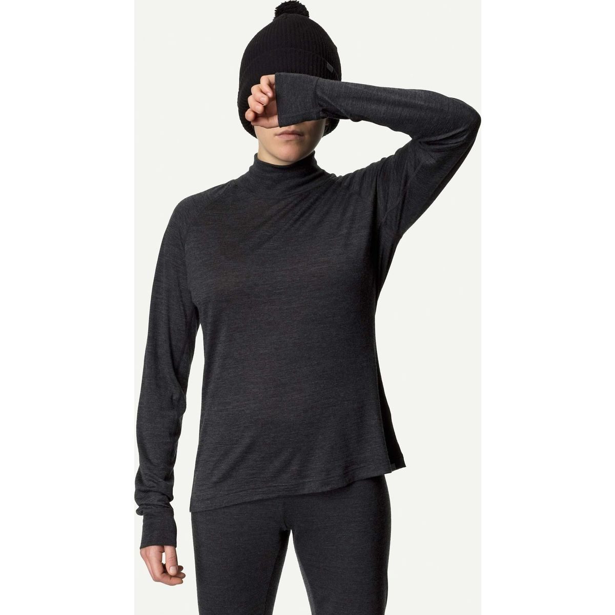 Houdini Sweatshirt W's Activist Turtleneck Hochwertiger und nachhaltiger Turtleneck aus Merinowolle und Tencel