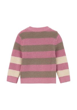 s.Oliver Langarmshirt Strickpullover mit Streifen