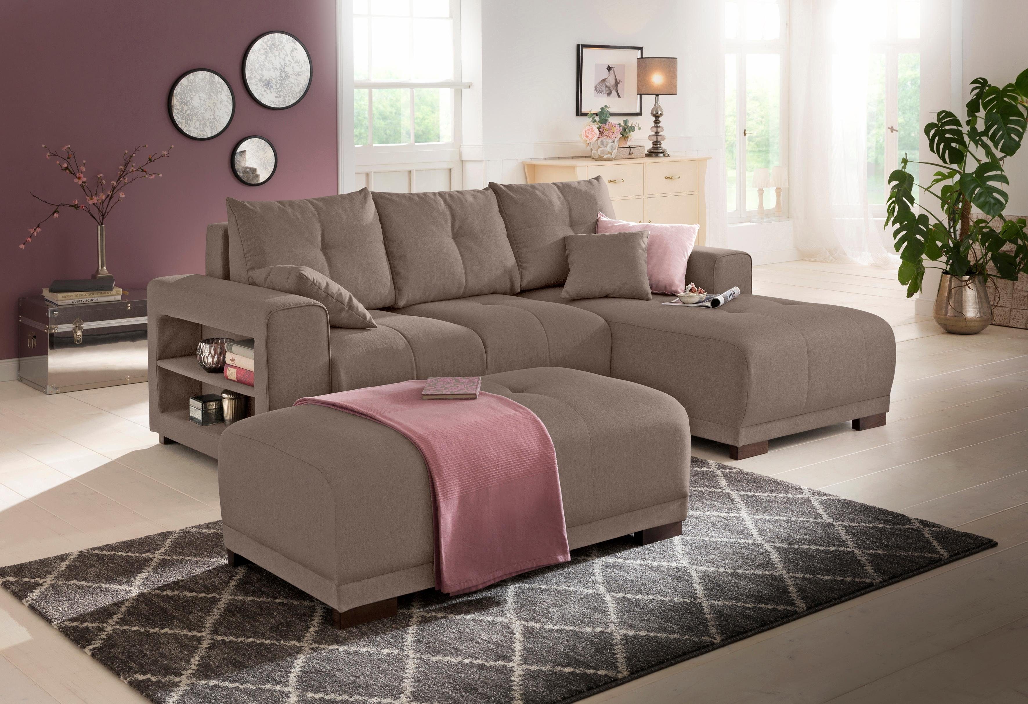 Home affaire Ecksofa Viborg L-Form, mit günstig online kaufen