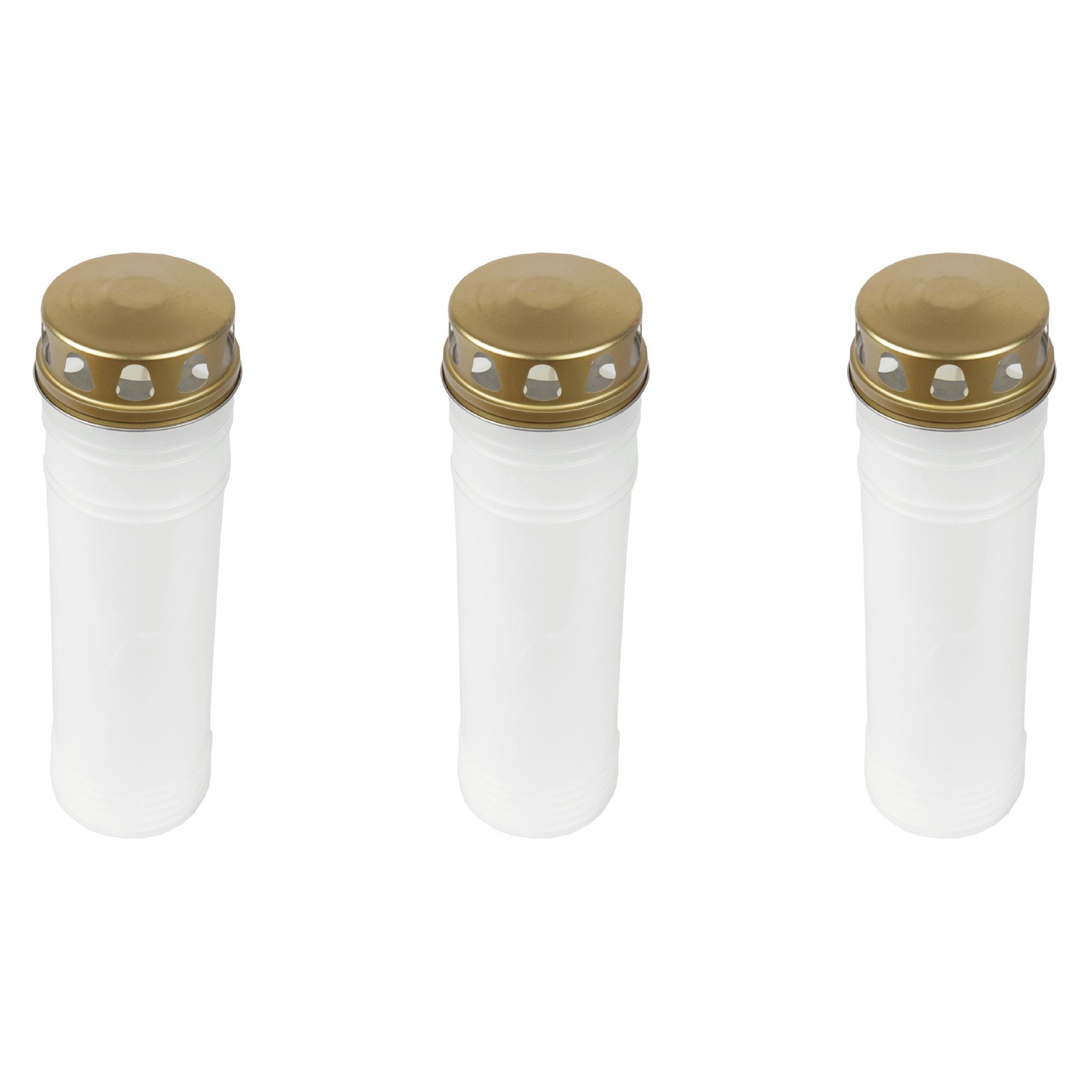 HS Candle Grabkerze mit Motiv 100h Brenndauer (1-tlg), Ø7xH25 cm, Grabkerze mit Motiv im 1er, 3er, 6er, 9er Pack